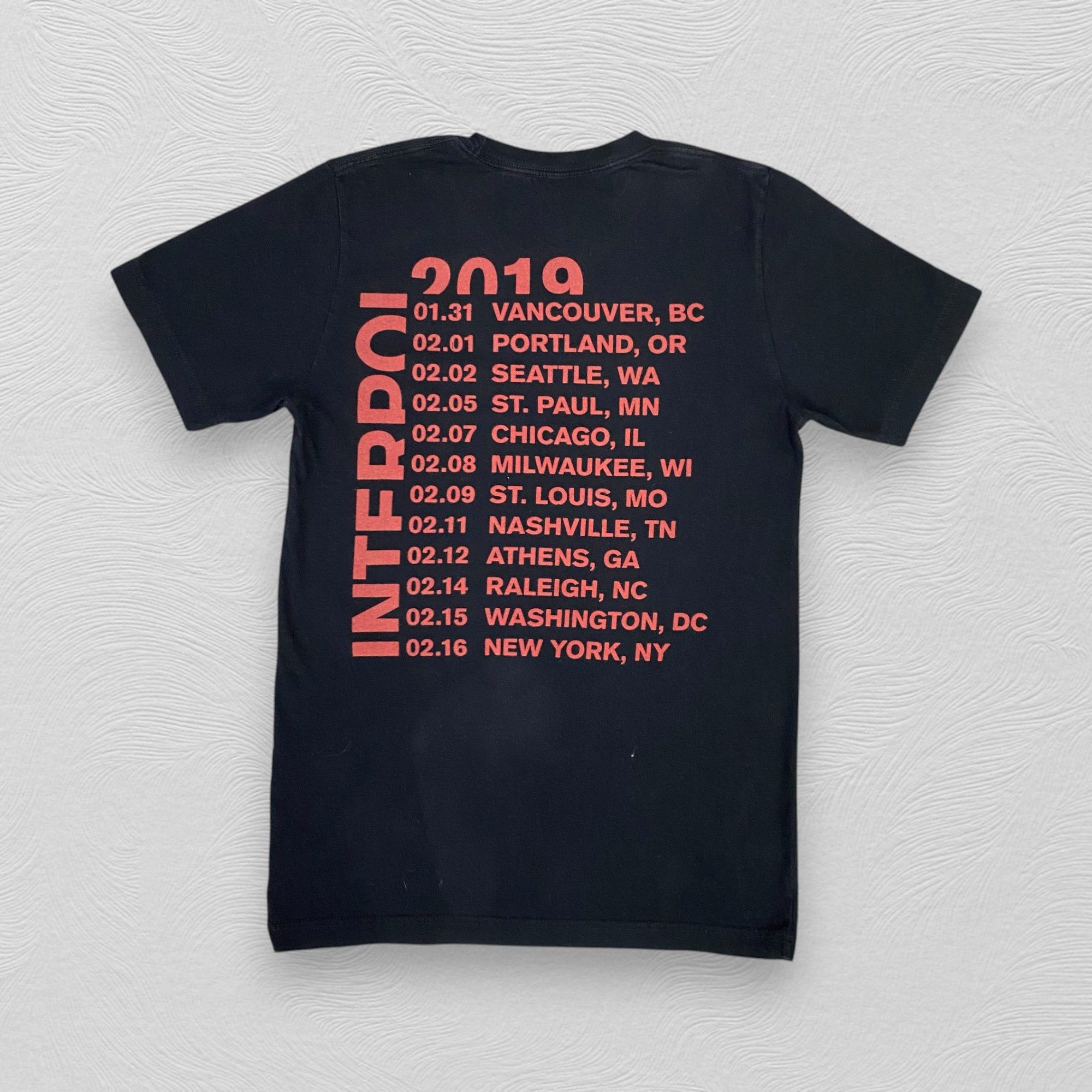 Band Tees Vintage Interpol Marauder 2019 Tour T-shirt - J094 Size US S / EU 44-46 / 1 - 1 Thumbnail