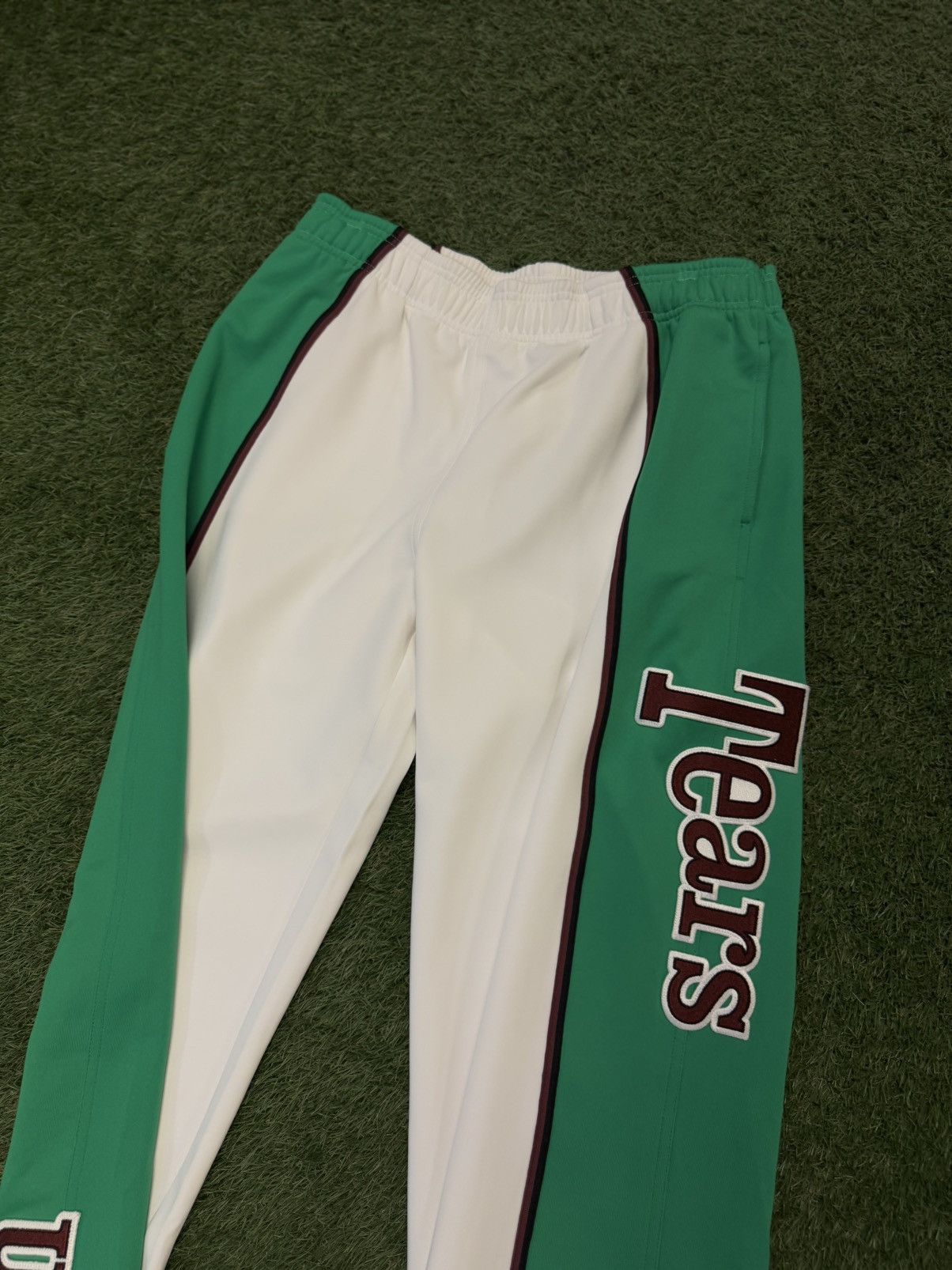 DENIM TEARS Denim Tears Green White Track Pants Size L Size US 34 / EU 50 - 7 Thumbnail