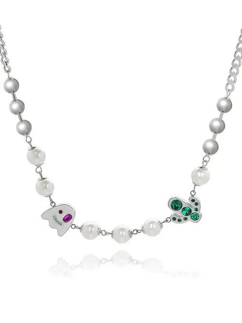 Japanese Brand Retro punk necklace Size ONE SIZE - 3 Thumbnail