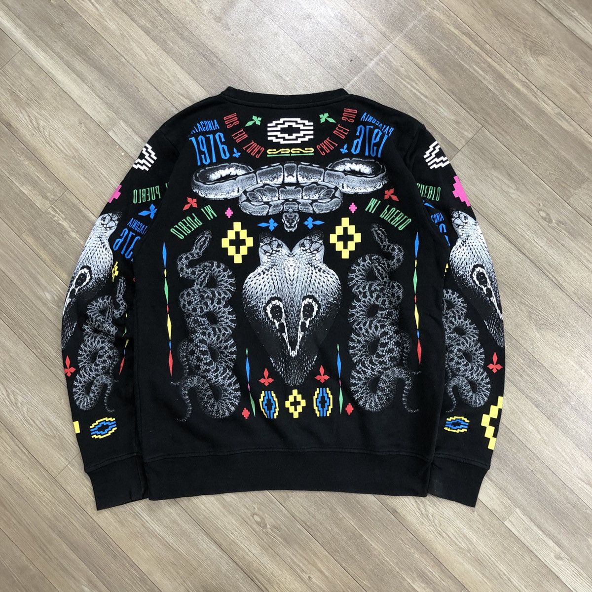 Marcelo Burlon Marcelo Burlon Patagonia Snack Skin Full Print Sweatshirt Size US S / EU 44-46 / 1 - 14 Thumbnail