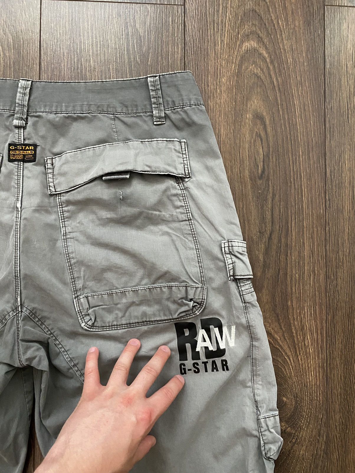 G-Star G-Star Raw Faded Cargo Shorts Multipocket Size US 32 / EU 48 - 10 Thumbnail