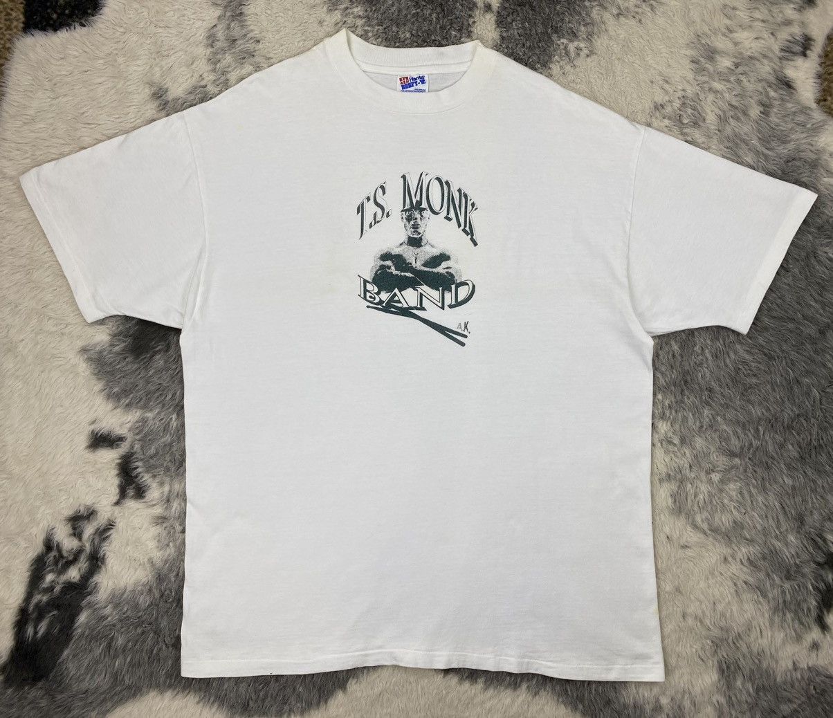 Band Tees Vintage 90s T.S. MONK BAND “Father of Jazz” Tshirt Size US XL / EU 56 / 4 - 1 Thumbnail