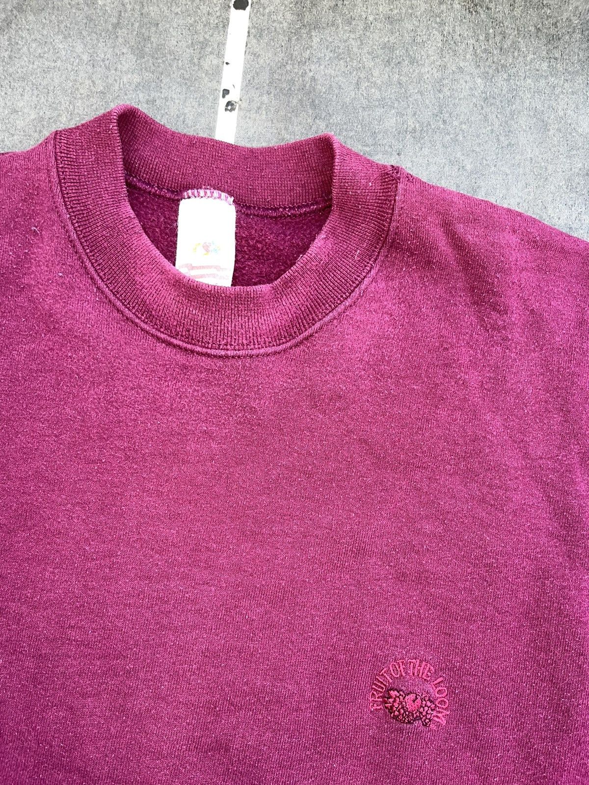 Fruit Of The Loom × Vintage Fruit Of The Loom Vintage 90s y2k Sweatshirt Size US XL / EU 56 / 4 - 2 Thumbnail