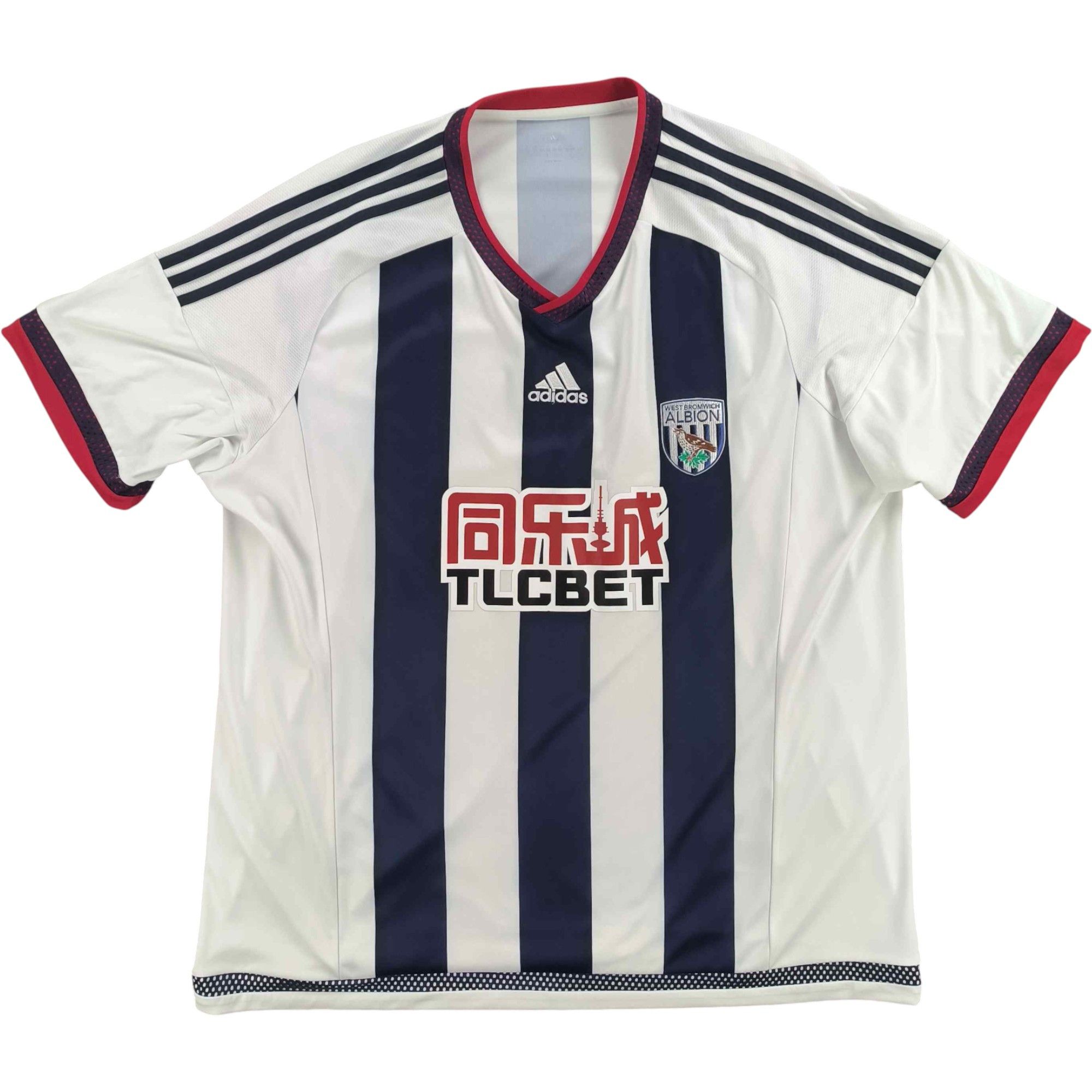 Adidas West Bromwich Albion 2015-16 Adidas home football jersey XXL Size US XXL / EU 58 / 5 - 1 Thumbnail