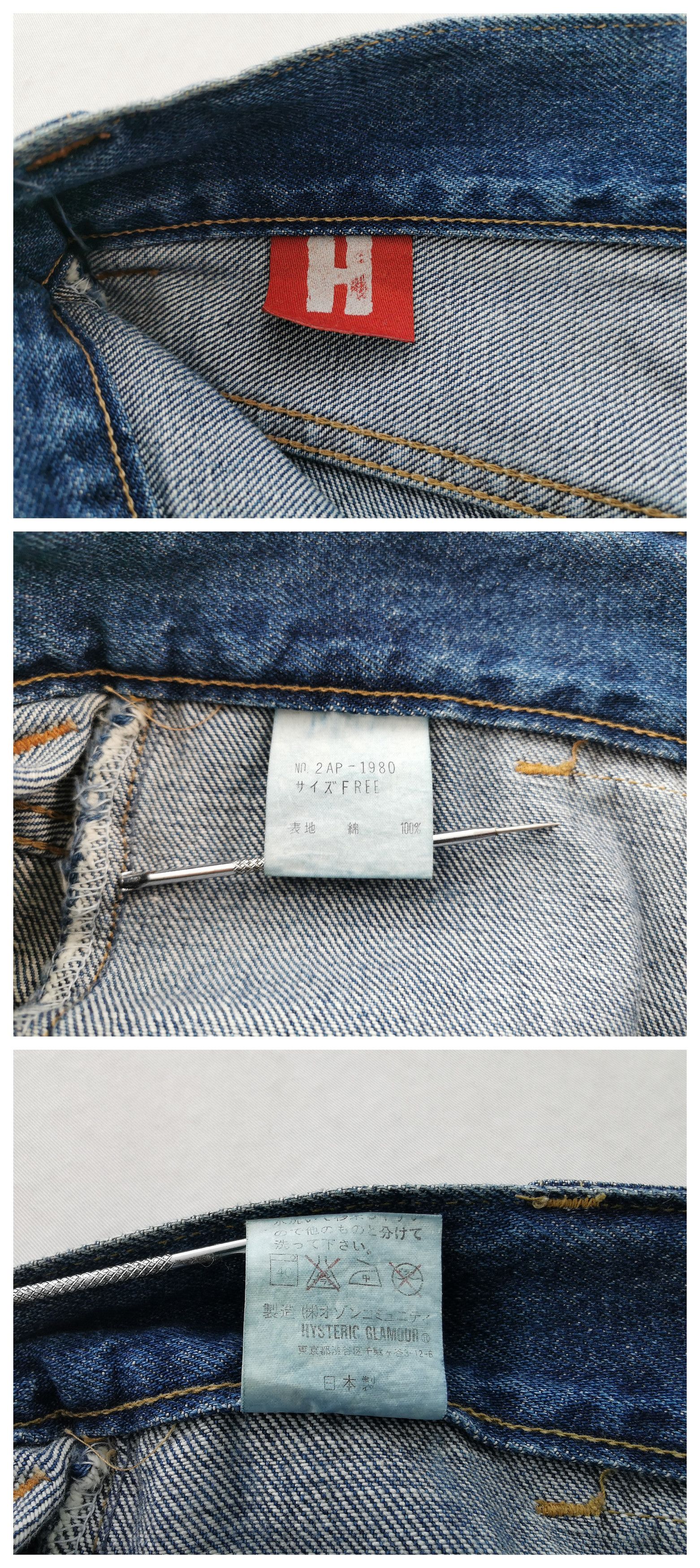 Hysteric Glamour Vintage 90's Hysteric Glamour Denim Made In Japan Size 31 Size US 31 - 9 Thumbnail