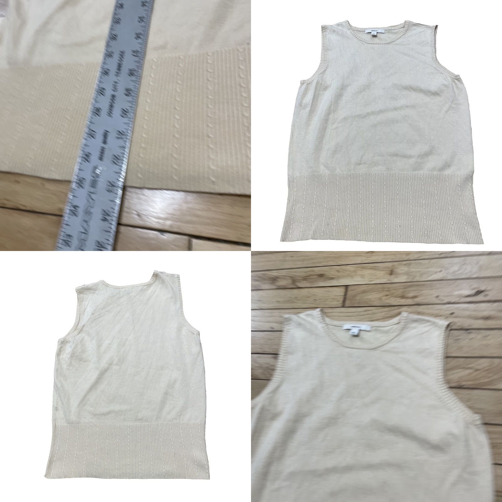 Merona Merona Sweater Vest Women L Yellow Cableknit Preppy Normcore Pullover Academia L Size L / US 10 / IT 46 - 8 Thumbnail