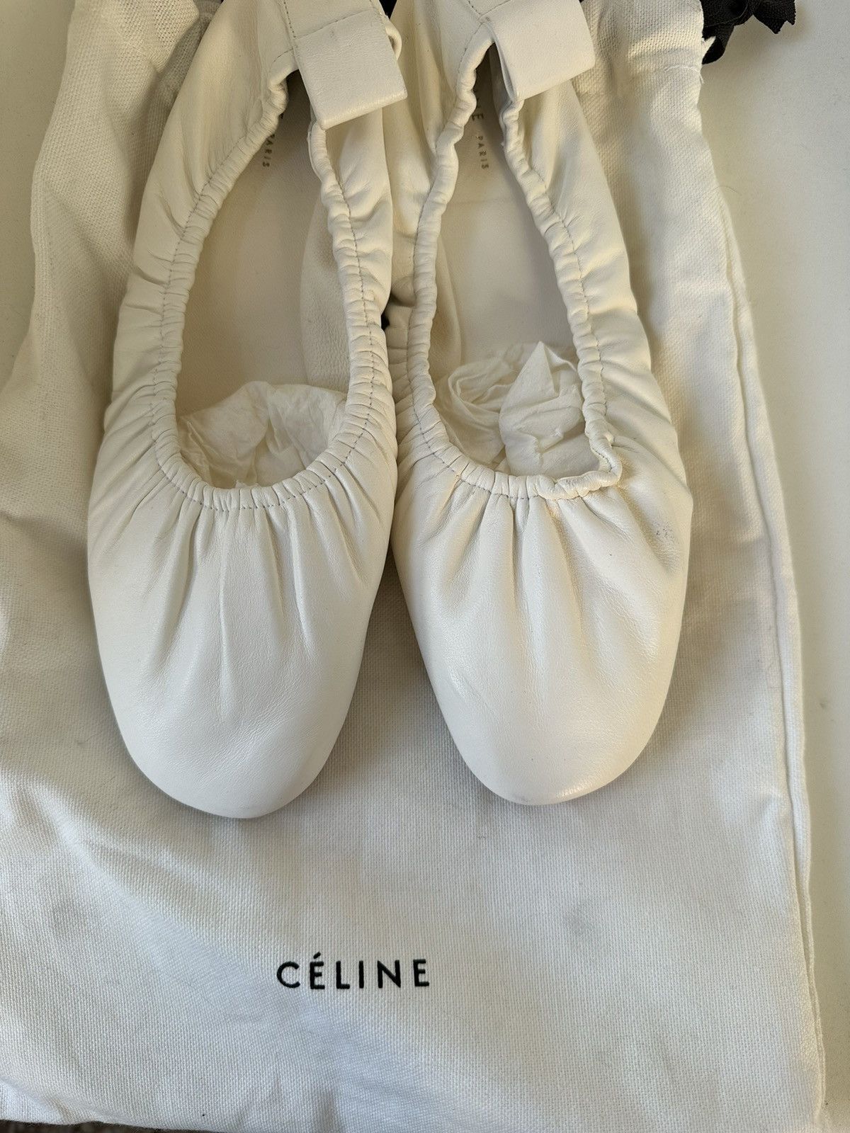 CELINE  Ballerina  フィービー Women's 6.5 US Celine Soft Ballerina Old Celine Phoebe Philo