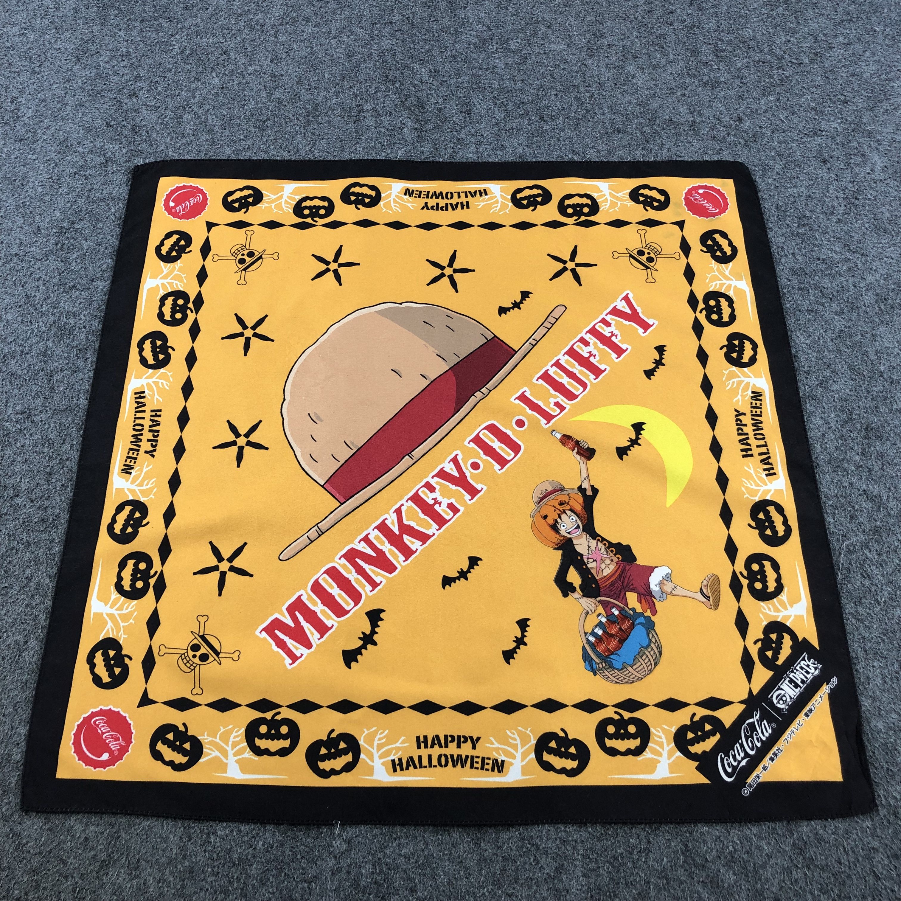 Anime × Japanese Brand × One Piece One Piece Halloween Handkerchief Neckerchief Bandana X29 Size ONE SIZE - 1 Thumbnail