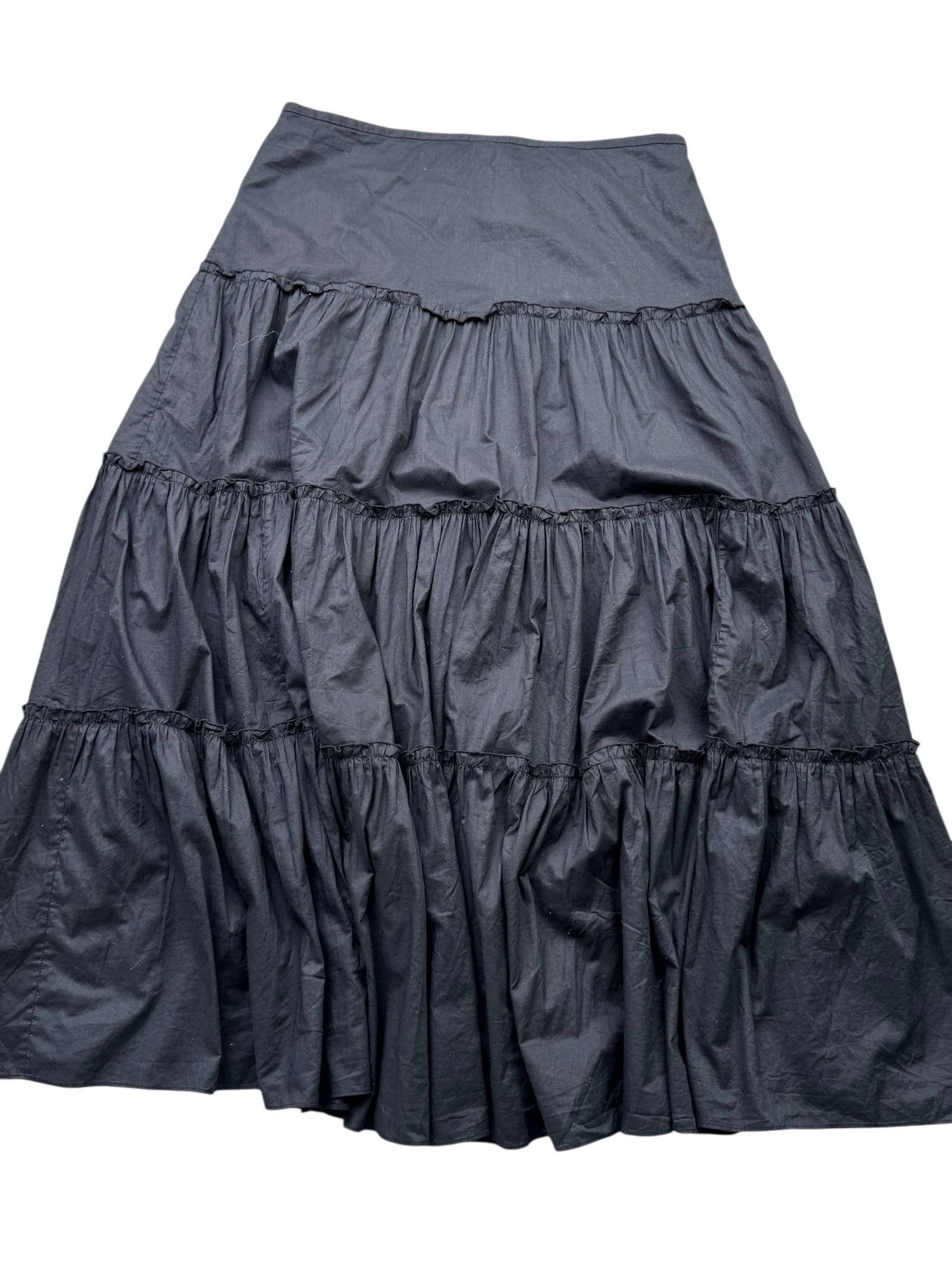 Japanese Brand Vintage Maxi Skirt W227(V9) Size 32" / US 10 / IT 46 - 2 Thumbnail