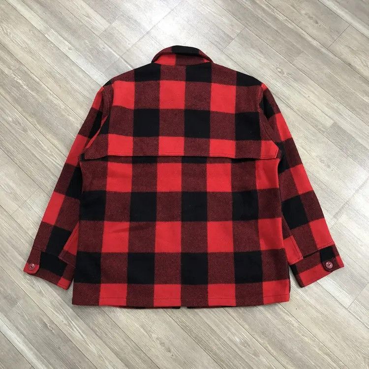 Woolrich Woolen Mills Vintage Woolrich Red Plaid Wool Jacket Size US L / EU 52-54 / 3 - 8 Thumbnail