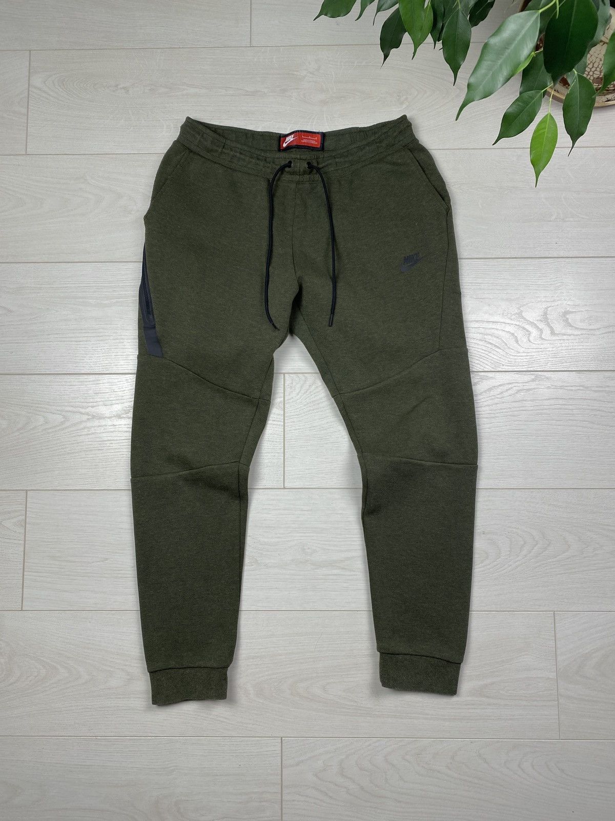 Nike Y2K Nike Sportswear Olive Green Baggy Track pants Large, Grailed