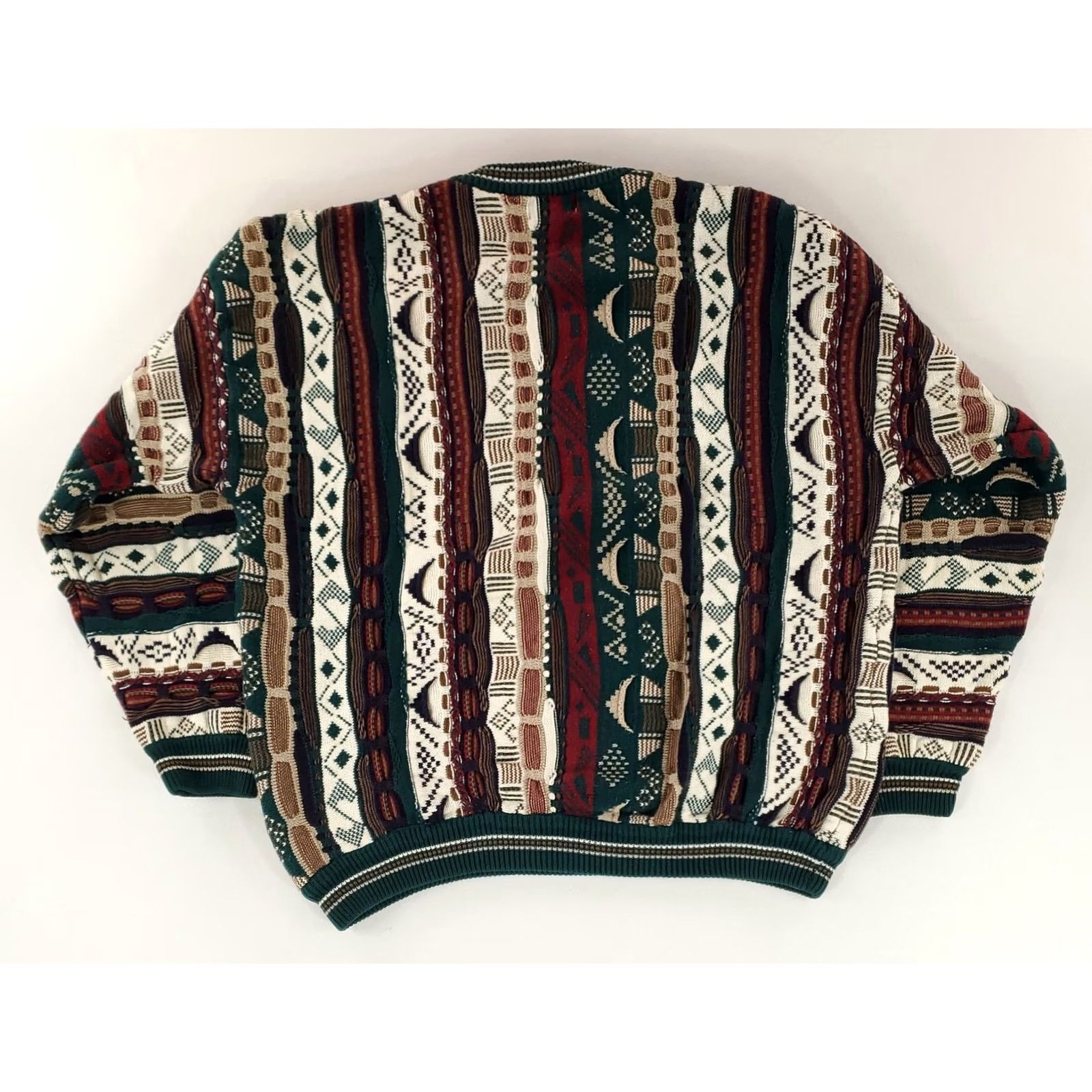 Cotton Traders Cotton Traders Sweater Coogi-Style Textured 3D Cosby Biggie Mens XL Pullover Multicolor Nike Size US XL / EU 56 / 4 - 3 Thumbnail