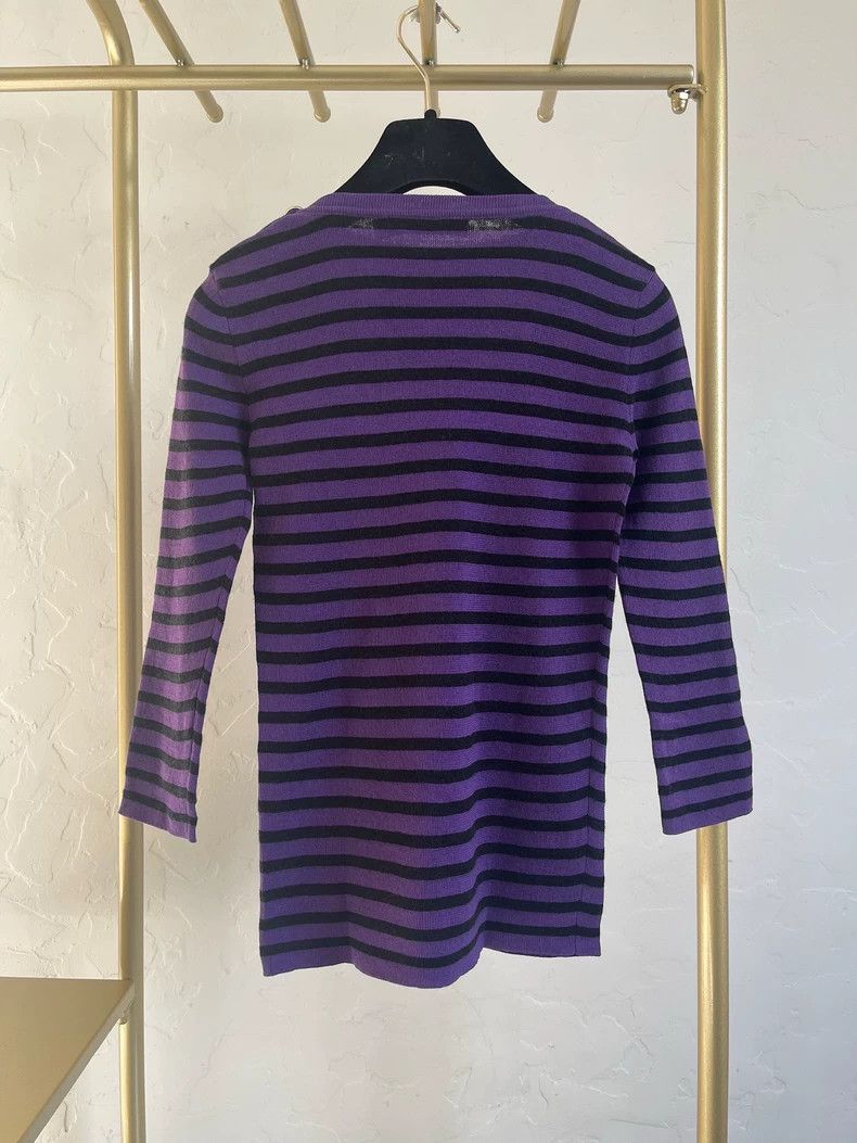 Dior Dior Classic purple striped long sleeves Size XS / US 0-2 / IT 36-38 - 2 Thumbnail