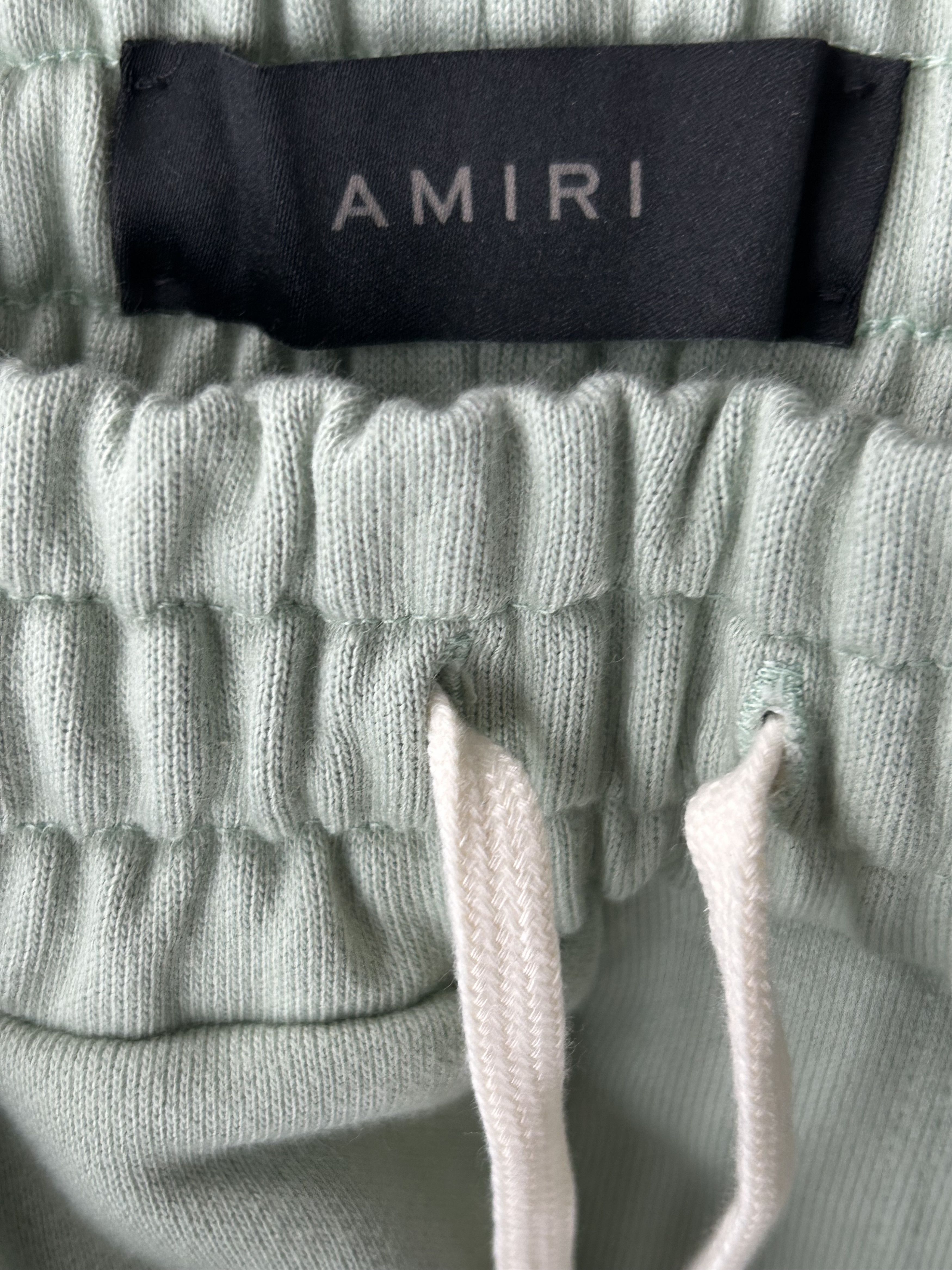 Amiri Amiri Green & White Precious Memories Sweatpants Size US 40 / EU 56 - 3 Thumbnail