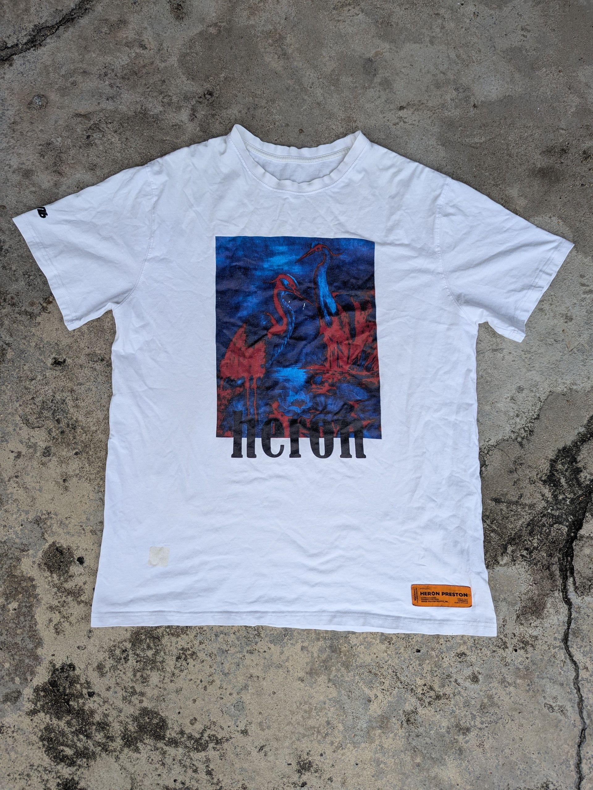 Heron Preston Vintage Y2K Heron Preston Bird Tee Streetwear 90s Style Size US M / EU 48-50 / 2 - 1 Thumbnail