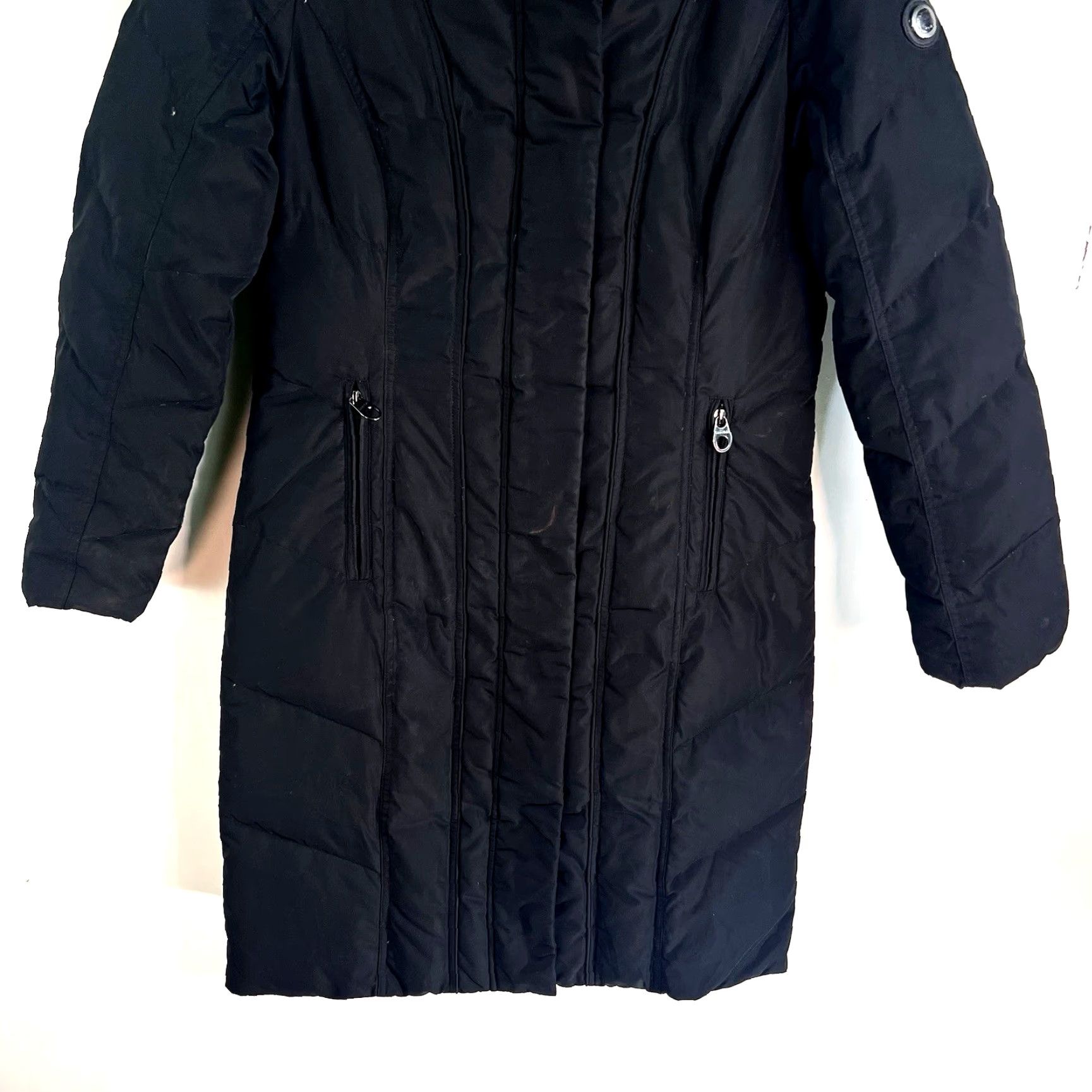 Calvin Klein Calvin Klein Duck Down Long Quilted Puffer Coat Womens XS Black Size XS / US 0-2 / IT 36-38 - 3 Thumbnail