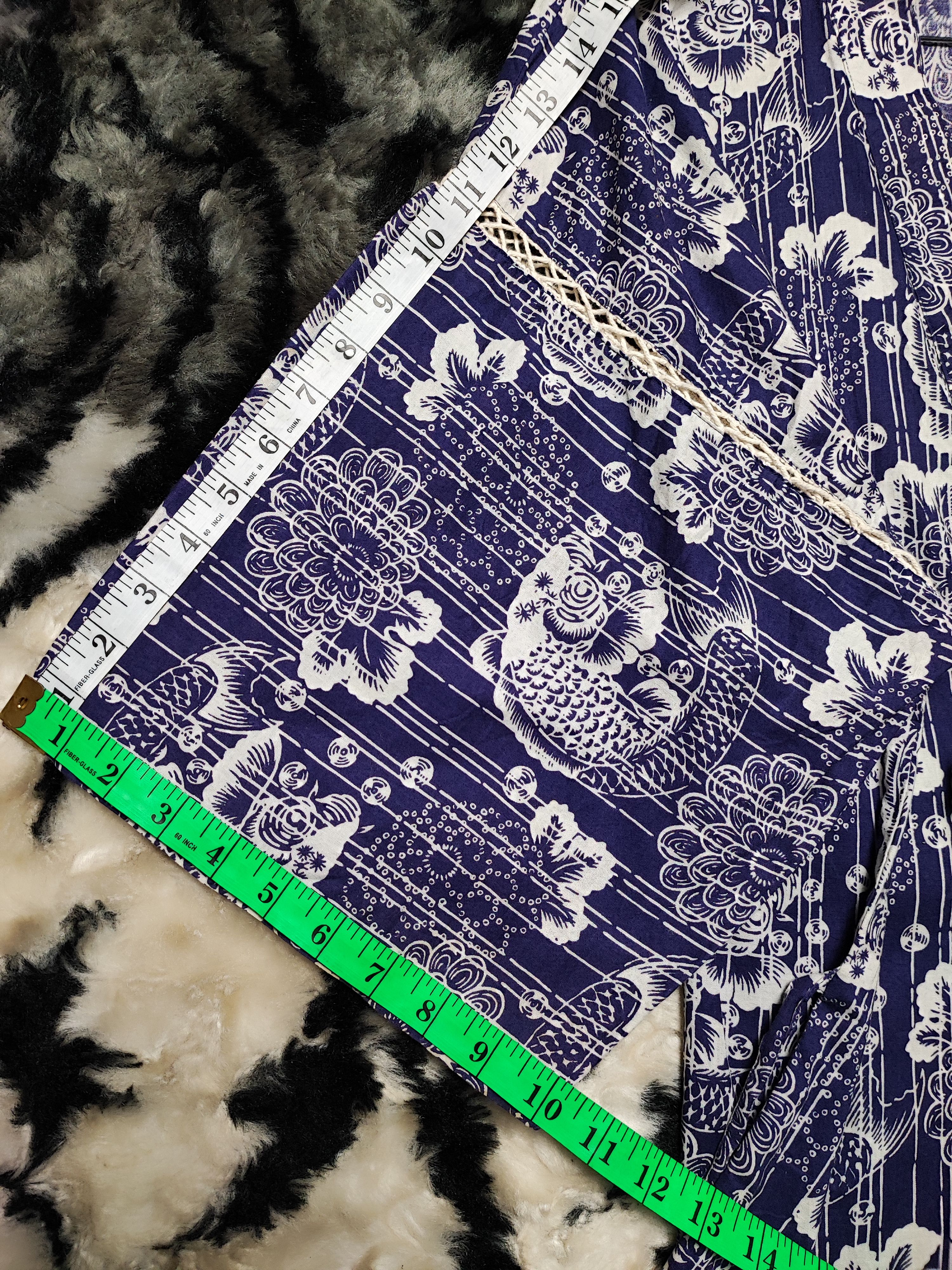 Japanese Brand Kimono Fish Koi Full Print Size M / US 6-8 / IT 42-44 - 21 Thumbnail