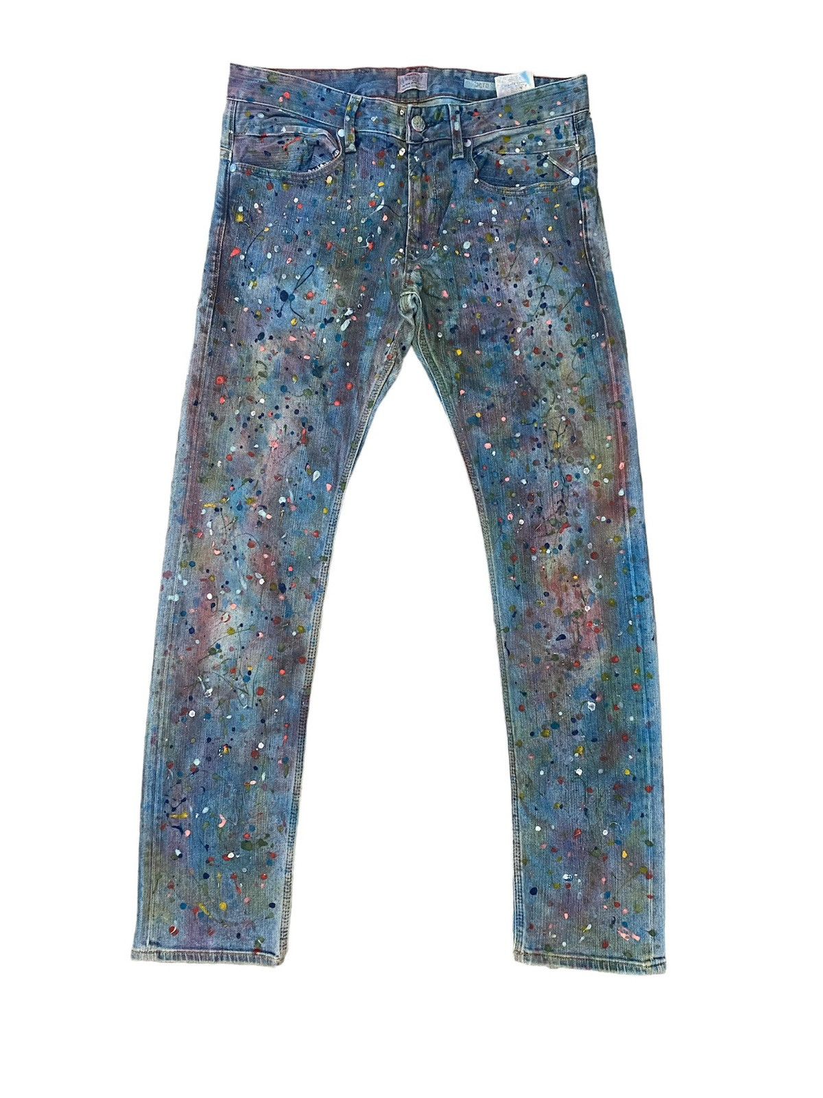 Replay REPLAY PAINTED DENIM DESIGN SKINNY TYPE JETO STYLE Size US 31 - 1 Thumbnail
