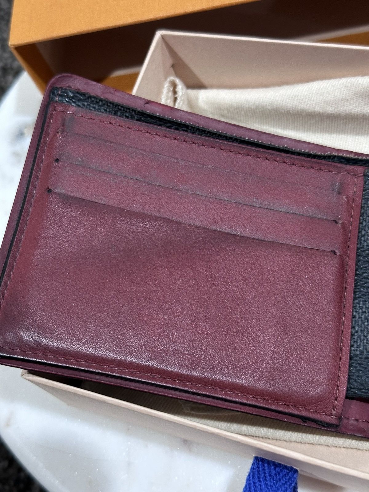 Louis Vuitton Louis Vuitton Black Graphite Damier Multiple Bifold Wallet Size ONE SIZE - 6 Thumbnail