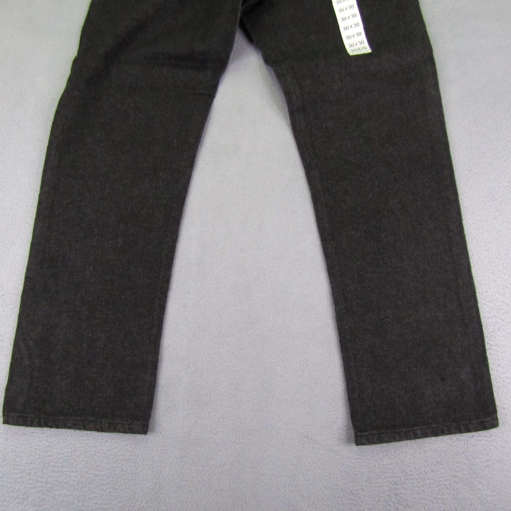 Vintage VINTAGE Solo Semore Jeans Men 30x30 Black Denim Baggy Straight Deadstock Y2K 90s Jeans Mens Regular Black 30 30 Size US 29 - 7 Thumbnail
