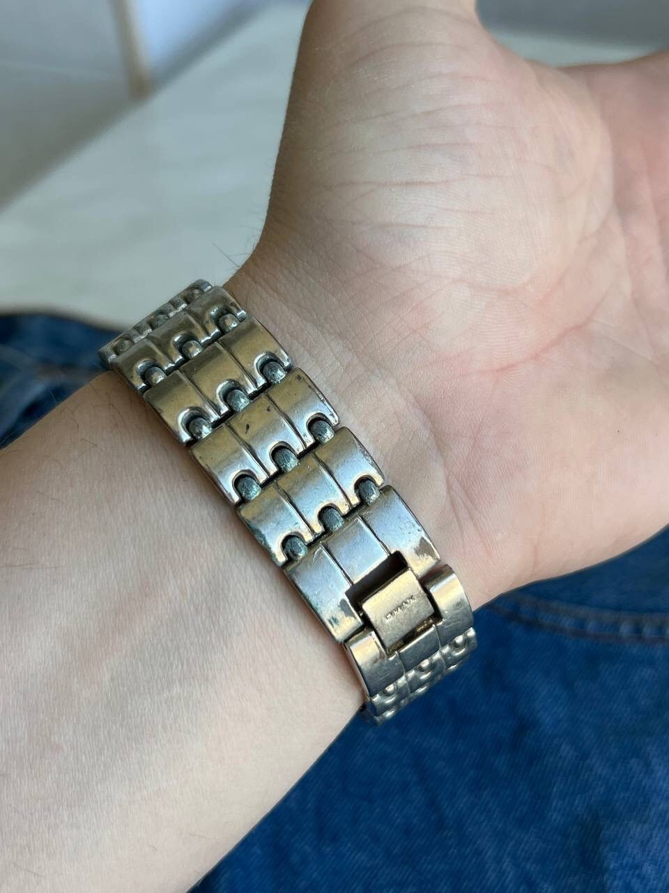 Japanese Brand × Vintage 2000s Omax Tank Futuristic Vintage Watch Japanese style Size ONE SIZE - 3 Thumbnail
