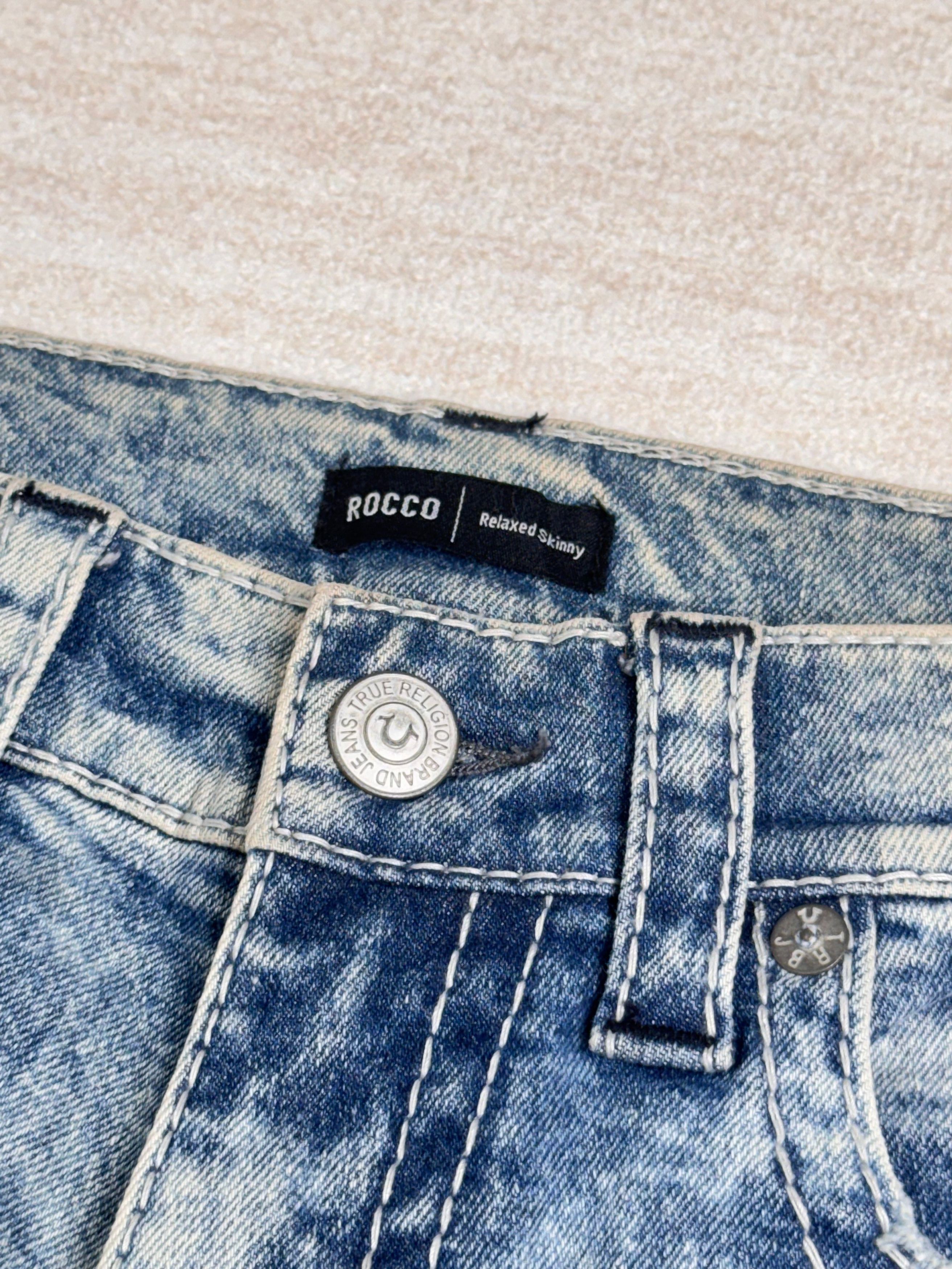 True Religion Sample* True Religion Jeans Rocco Relaxed Skinny-fit Size US 32 / EU 48 - 6 Thumbnail