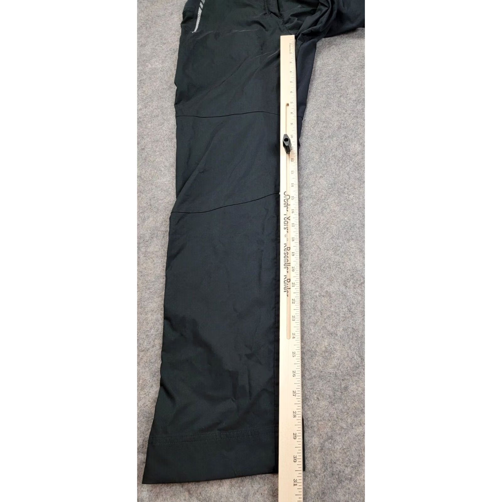 Vintage LL Bean Pants Womens Small Black Softshell Belted Outdoor Hiking Camping Active Size 28" / US 6 / IT 42 - 2 Thumbnail