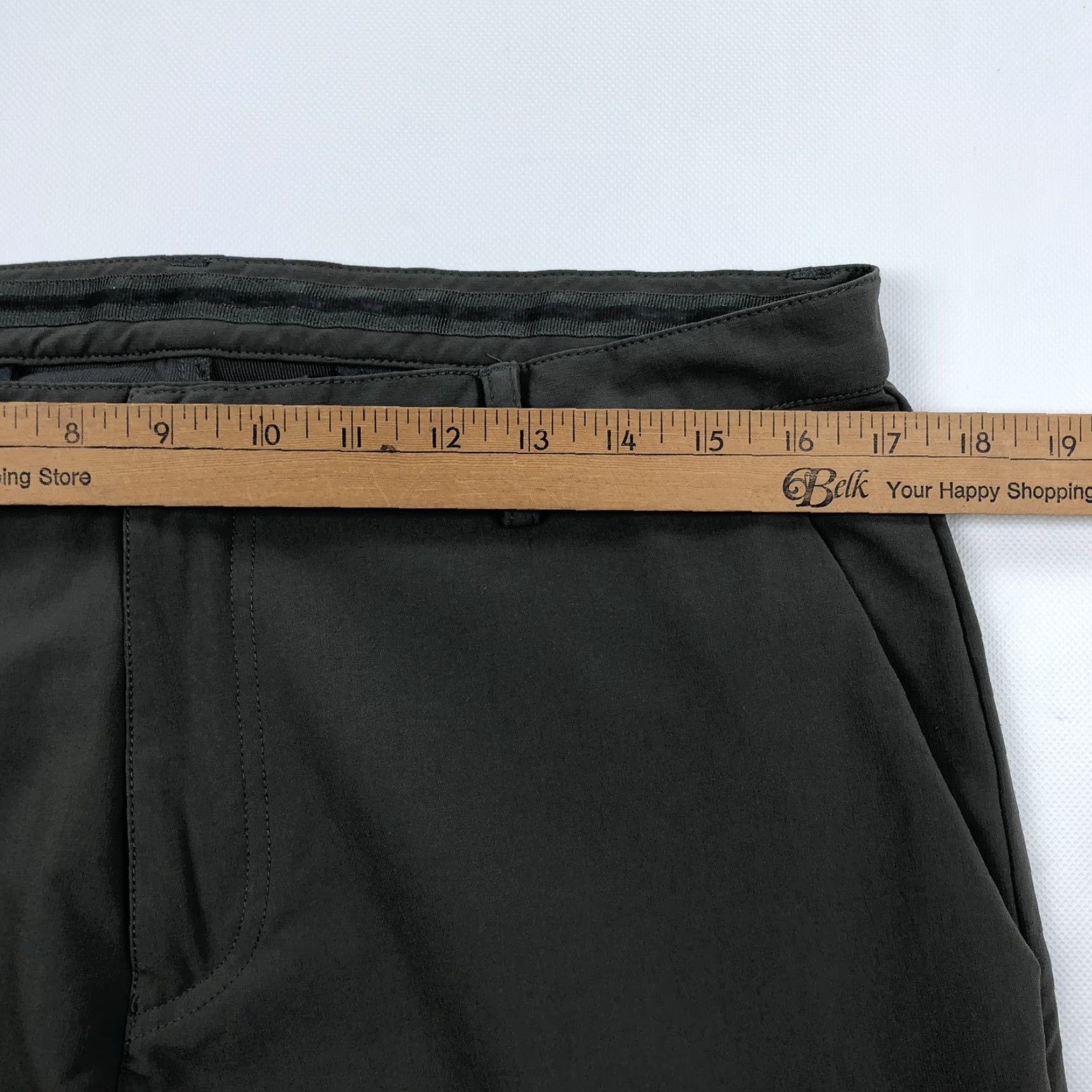 Vintage MINISTRY OF SUPPLY Aviator 2.0 Pants Mens Gray Performance Travel 34x30 Slant Welt Pockets Fly Zip Button Straight Front Size US 34 / EU 50 - 7 Thumbnail