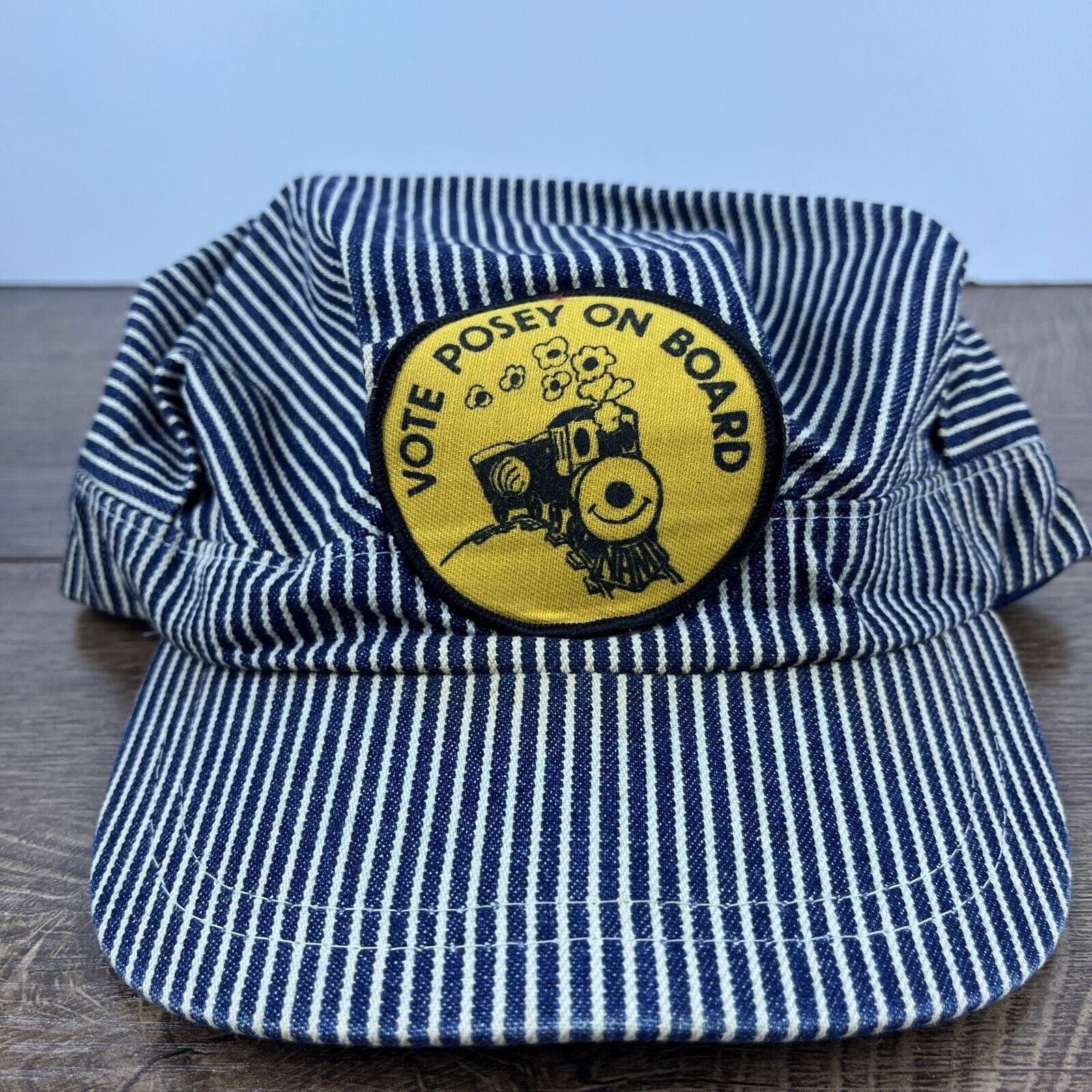 Other Vote Posey On Board Hat Train Conductor Gray Snapback Hat Ad Size ONE SIZE - 2 Thumbnail