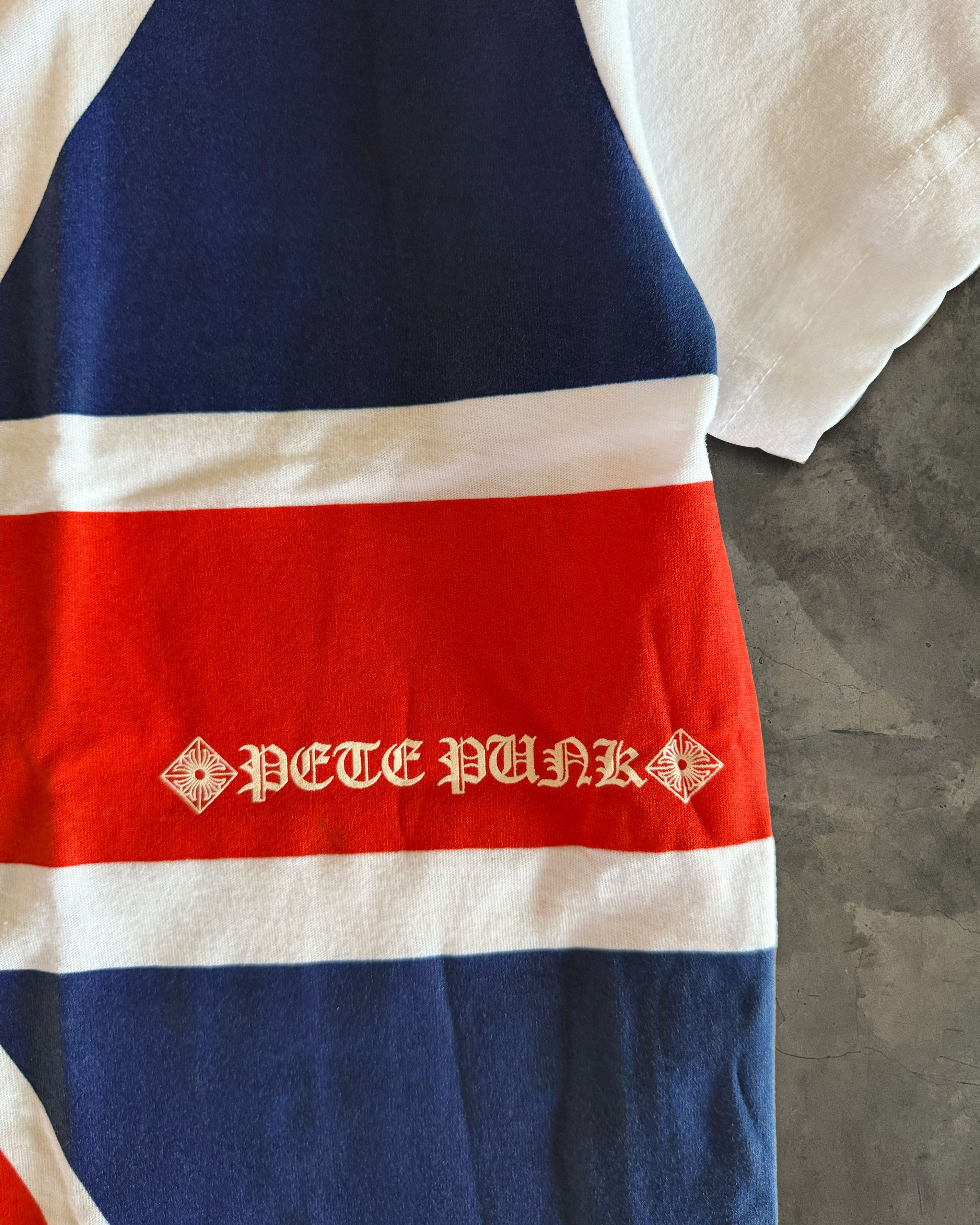 Chrome Hearts CHROME HEARTS UNION JACK LOGO TEE Size US M / EU 48-50 / 2 - 3 Thumbnail