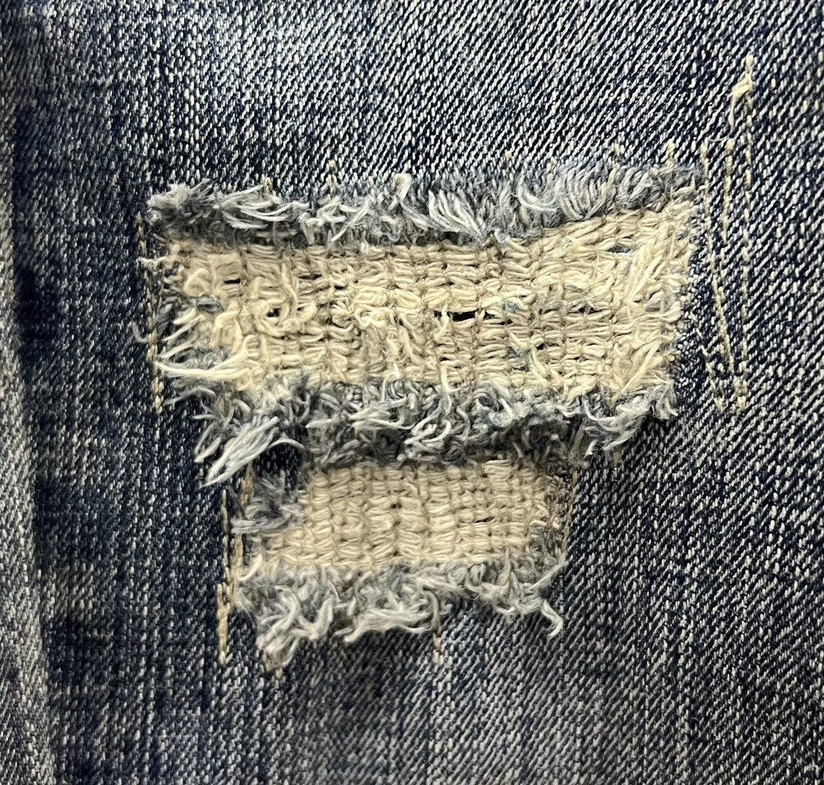 Vintage Vintage Cecil McBee Distressed Denim Overalls - Medium Size US 31 - 12 Thumbnail