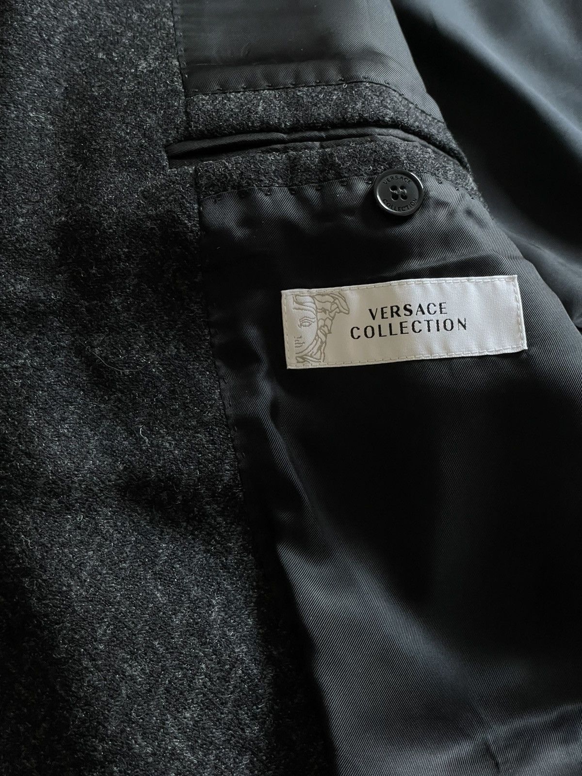 Versace Gianni Versace Collection Wool Slim Fit Blazer Size 40R - 10 Thumbnail