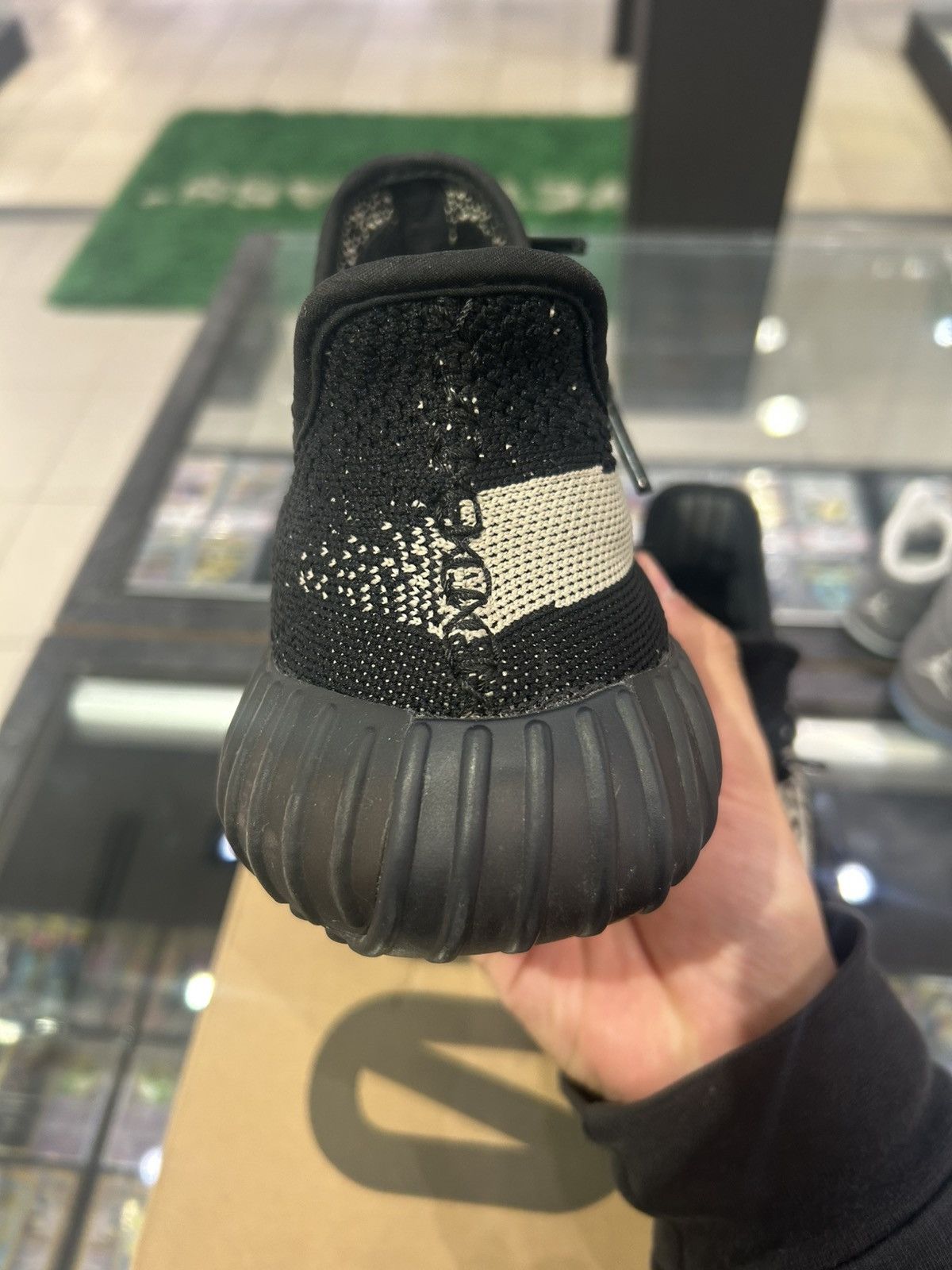 Yeezy Adidas Yeezy 350 Core Black White Size US 8 / EU 41 - 8 Thumbnail