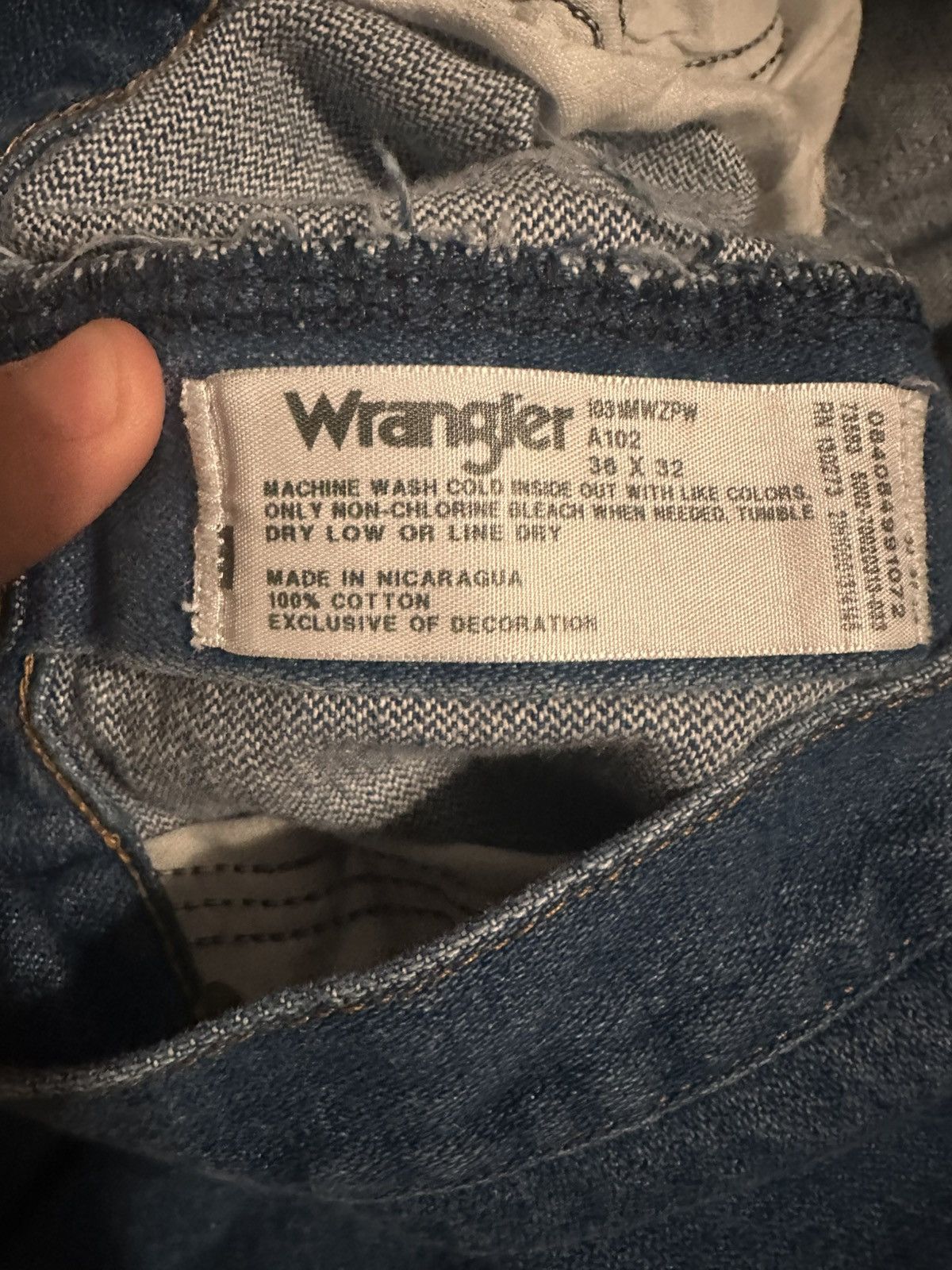 Vintage × Wrangler Wrangler cowboy cut jeans Size US 36 / EU 52 - 4 Thumbnail