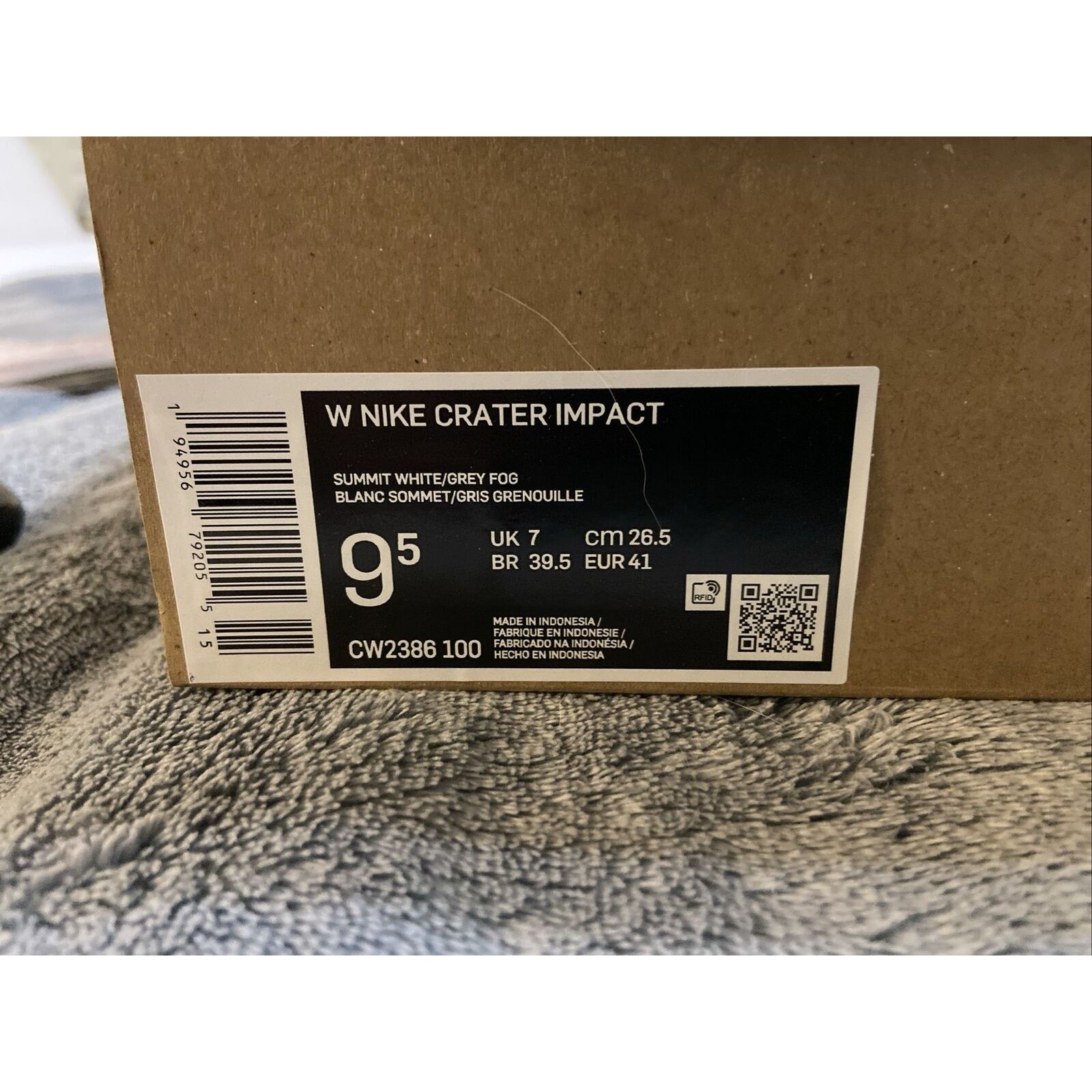 Nike Nike Crater Impact Sneakers Shoes Summit White Grey/Fog 9.5 Size US 9.5 / IT 39.5 - 2 Thumbnail