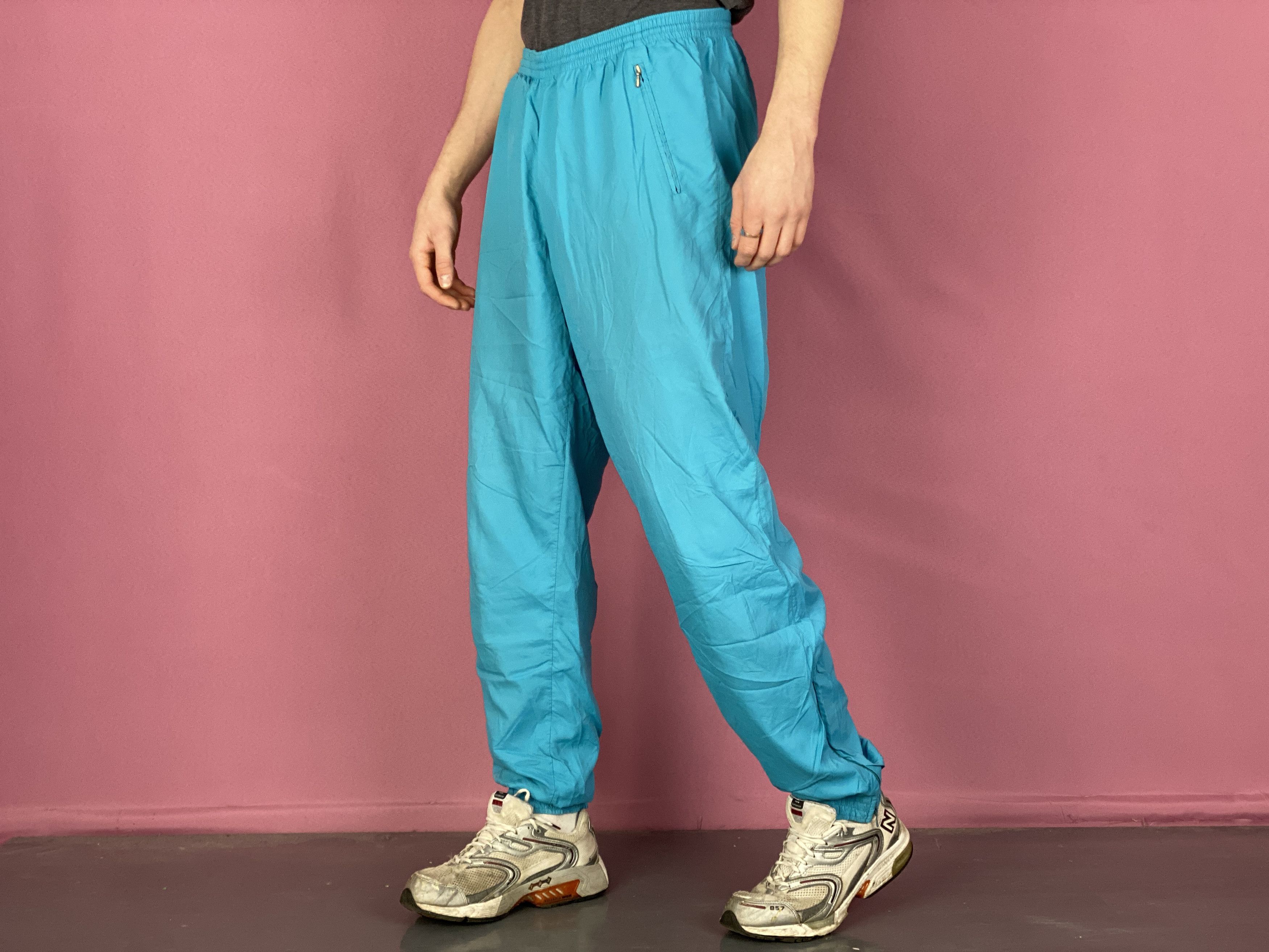 Designer × Vintage 90s Vintage Men's Track Pants - L Size US 40 / EU 56 - 1 Thumbnail