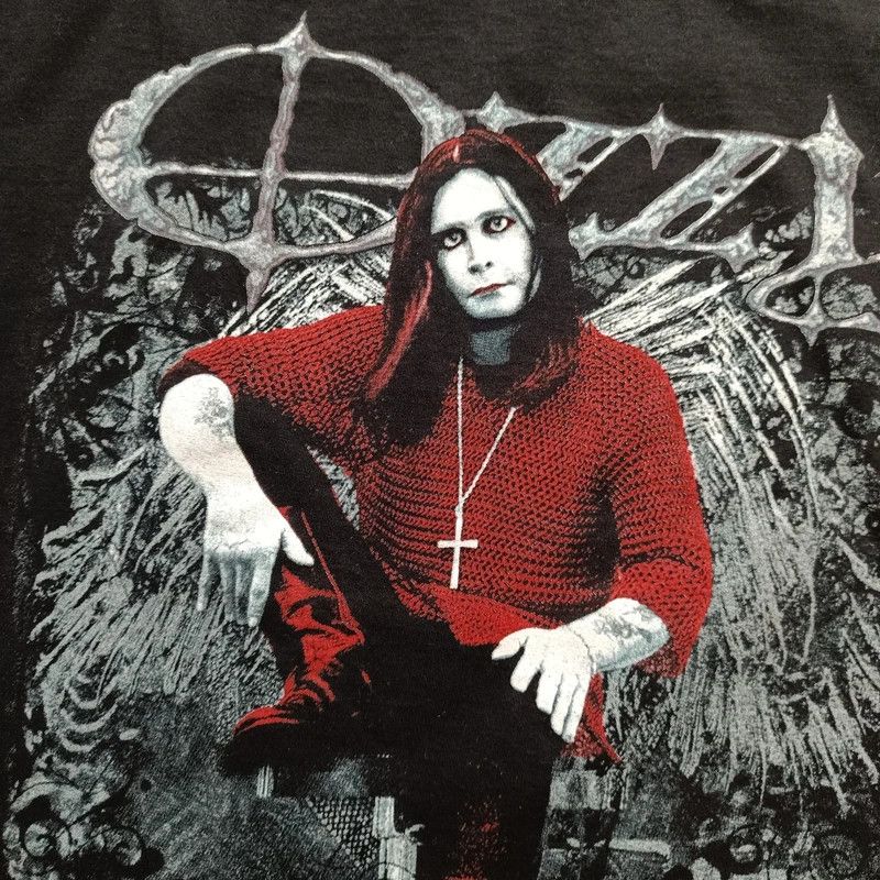 Ozzy Osbourne Vintage Ozzy Osbourne Black Tshirt XXL Graphic Print Band Size US XXL / EU 58 / 5 - 4 Thumbnail