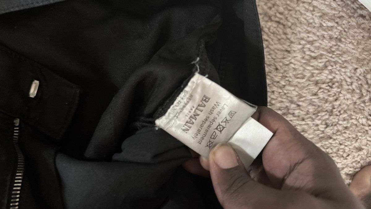 Balmain Single-Zip Cotton Bikers Size US 29 - 5 Thumbnail