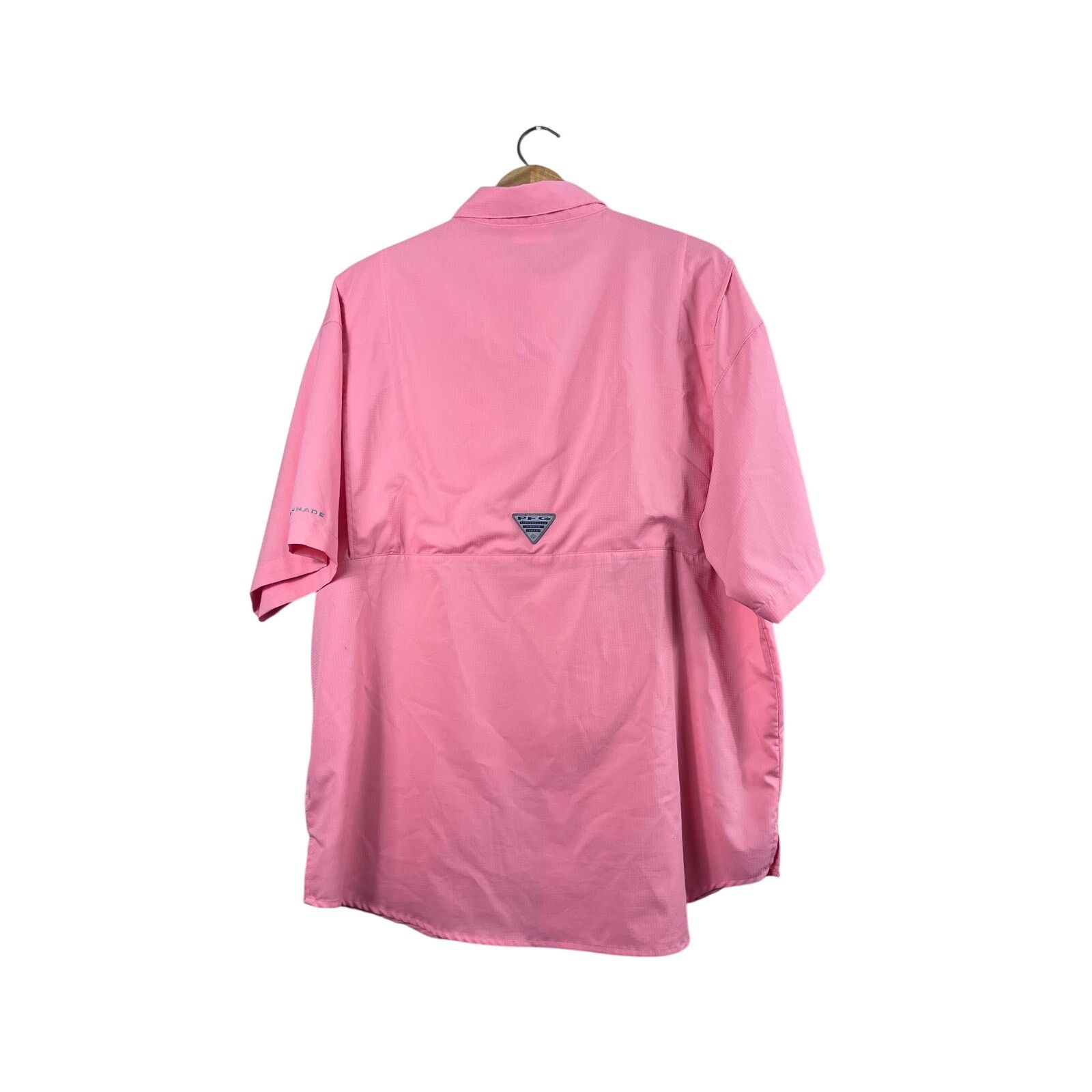 Columbia Men's Pink Columbia Tamiami Button Up Shirt L Size US L / EU 52-54 / 3 - 3 Thumbnail