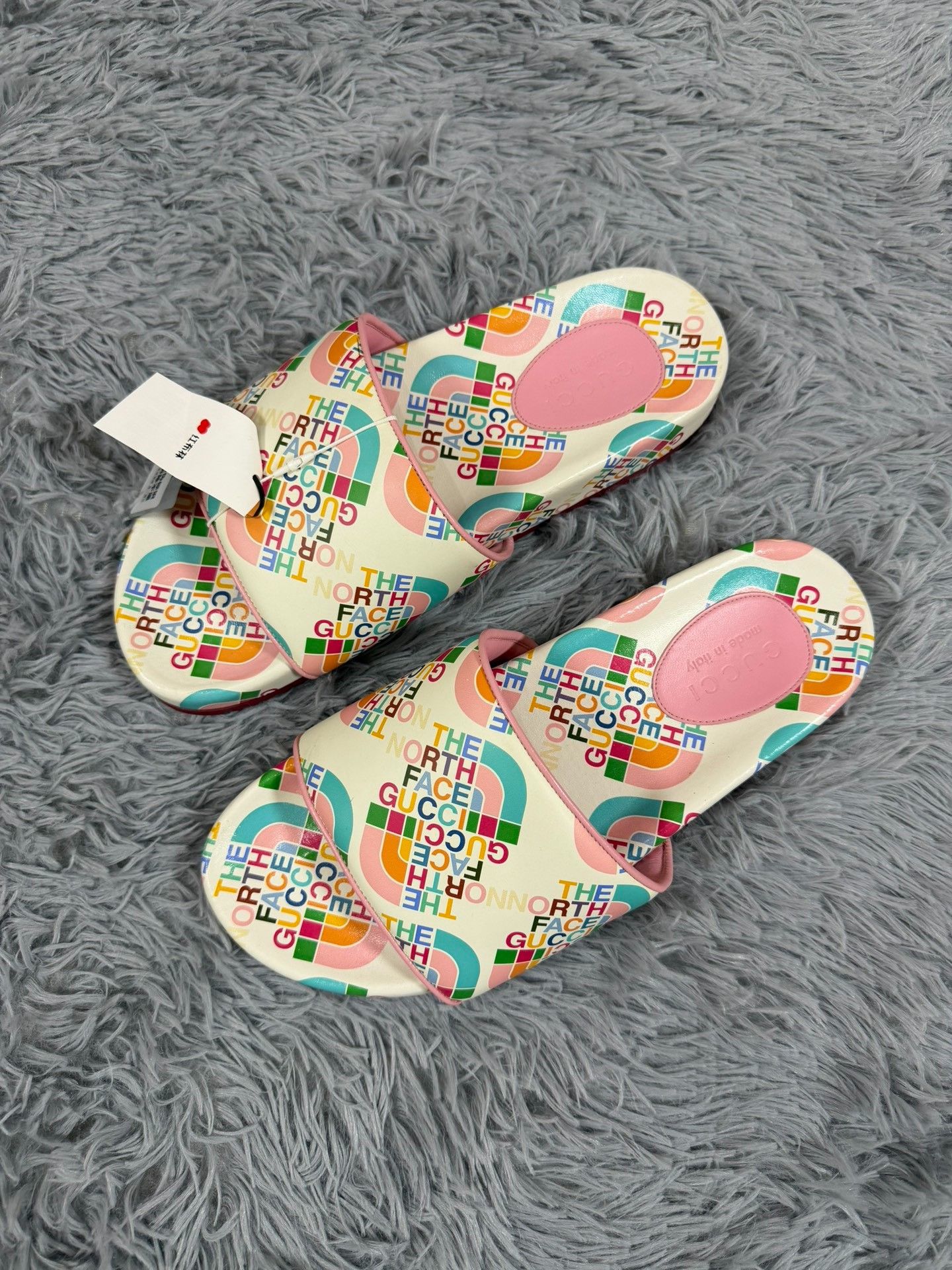 Gucci Gucci Collab Rainbow Multi Sandals 10 Men Size US 10 / EU 43 - 1 Thumbnail