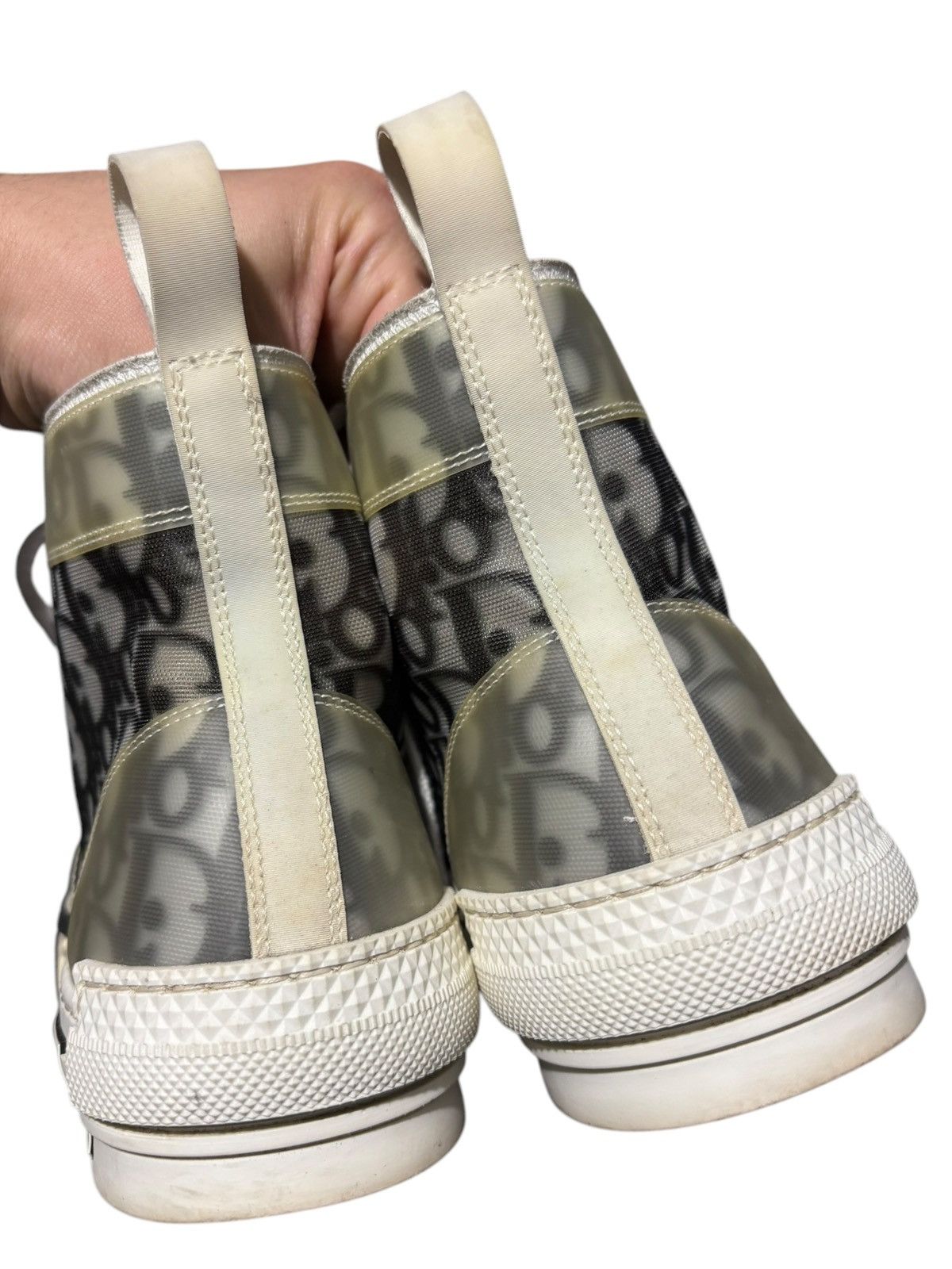 Dior 8 41 Dior B23 Oblique High Top Sneaker Trainer Converse logo Size US 8 / EU 41 - 3 Thumbnail