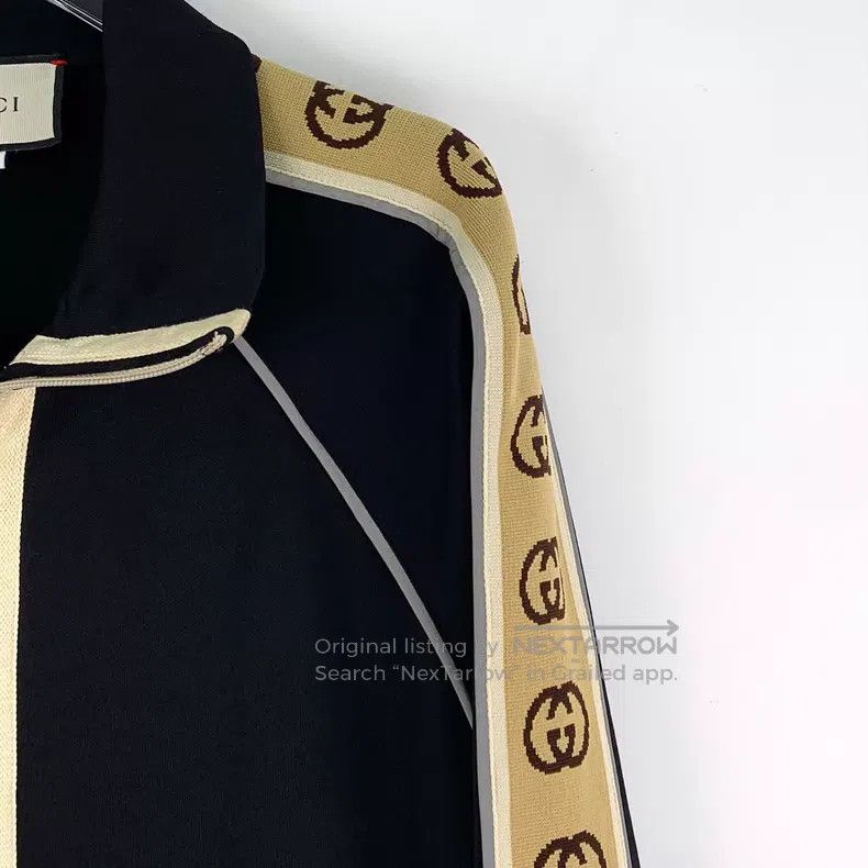 Gucci Gucci Black side logo string label cotton lapel zipper lon Size US M / EU 48-50 / 2 - 3 Thumbnail