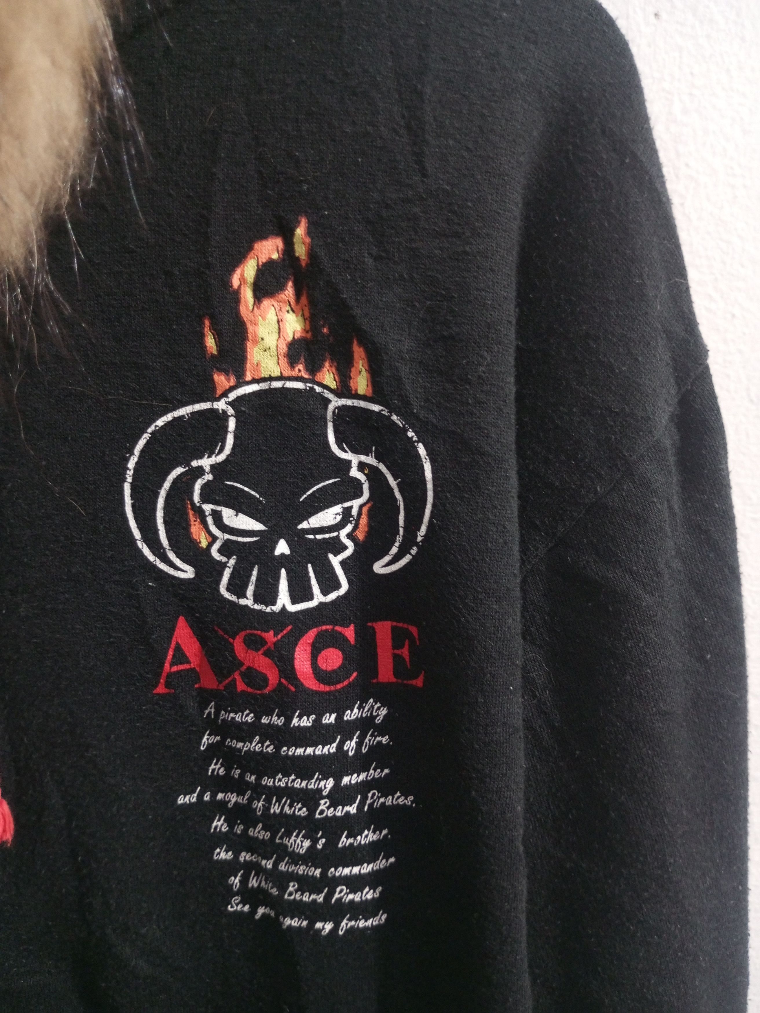 If Six Was Nine × Japanese Brand × Le Grande Bleu (L.G.B.) Vintage one Piece ace fur hoodie Size US L / EU 52-54 / 3 - 5 Thumbnail