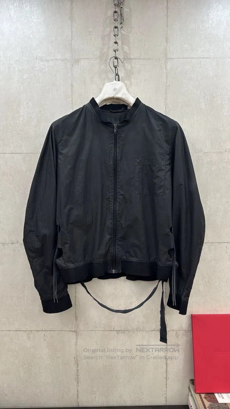 Helmut Lang Helmut Lang Waxed Bomber Jacket with Drawstring. Size US M / EU 48-50 / 2 - 1 Thumbnail