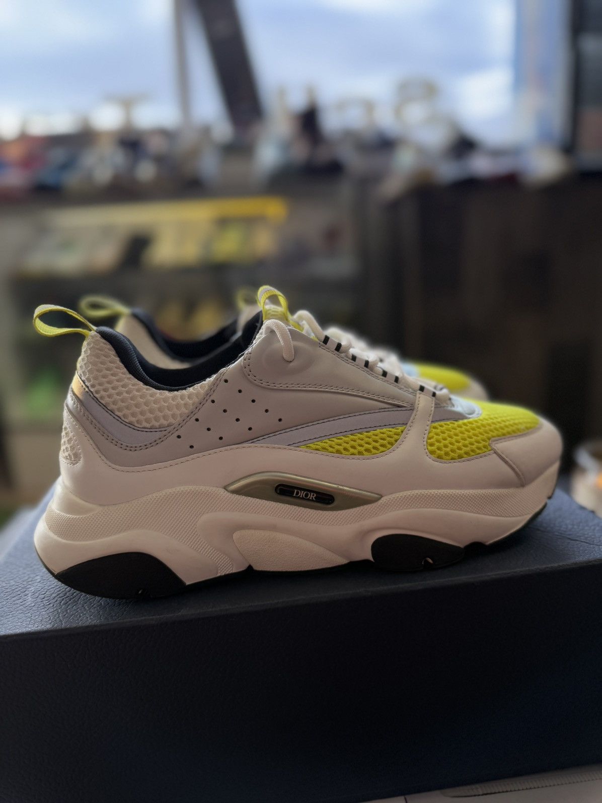 Dior Dior B22 Yellow White Sneakers Size 43EU/10US Size US 10 / EU 43 - 4 Thumbnail