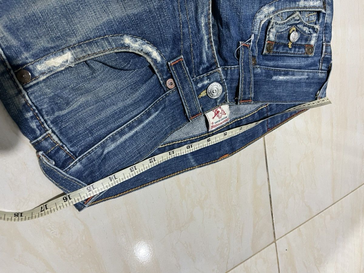 True Religion Flare Jeans True Regligion Joey Distress Faded Y2k Size US 29 - 9 Thumbnail