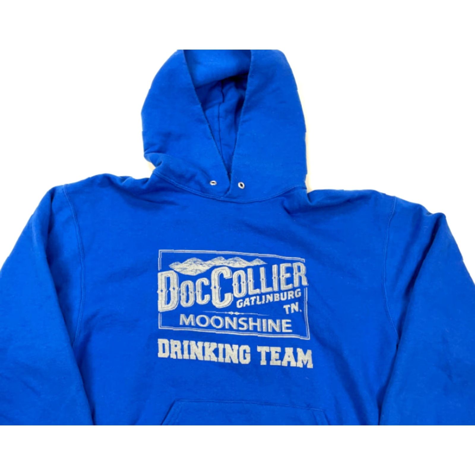 Jerzees Doc Collier Moonshine Print Hoodie Sweatshirt Adult Large Tennessee Size US L / EU 52-54 / 3 - 3 Thumbnail