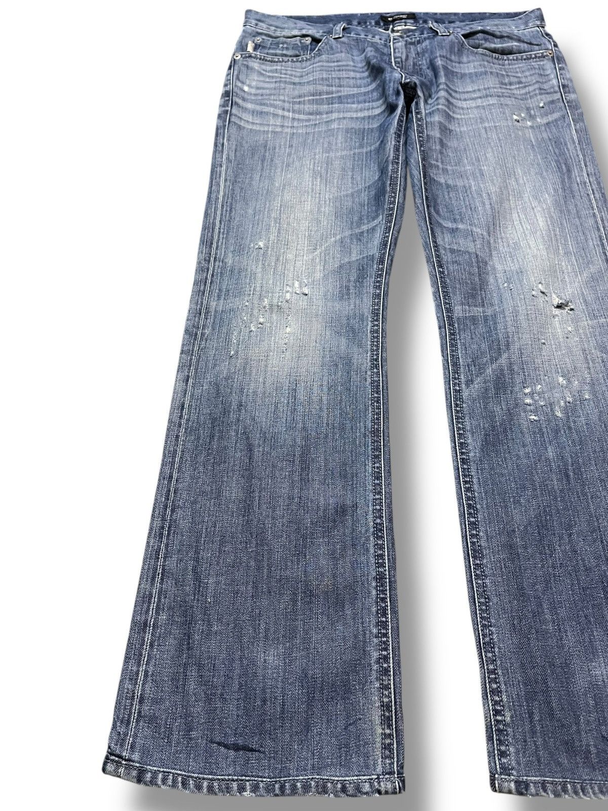Burberry Vintage Burberry Black Label Flare Grunge Denim Size US 32 / EU 48 - 3 Thumbnail
