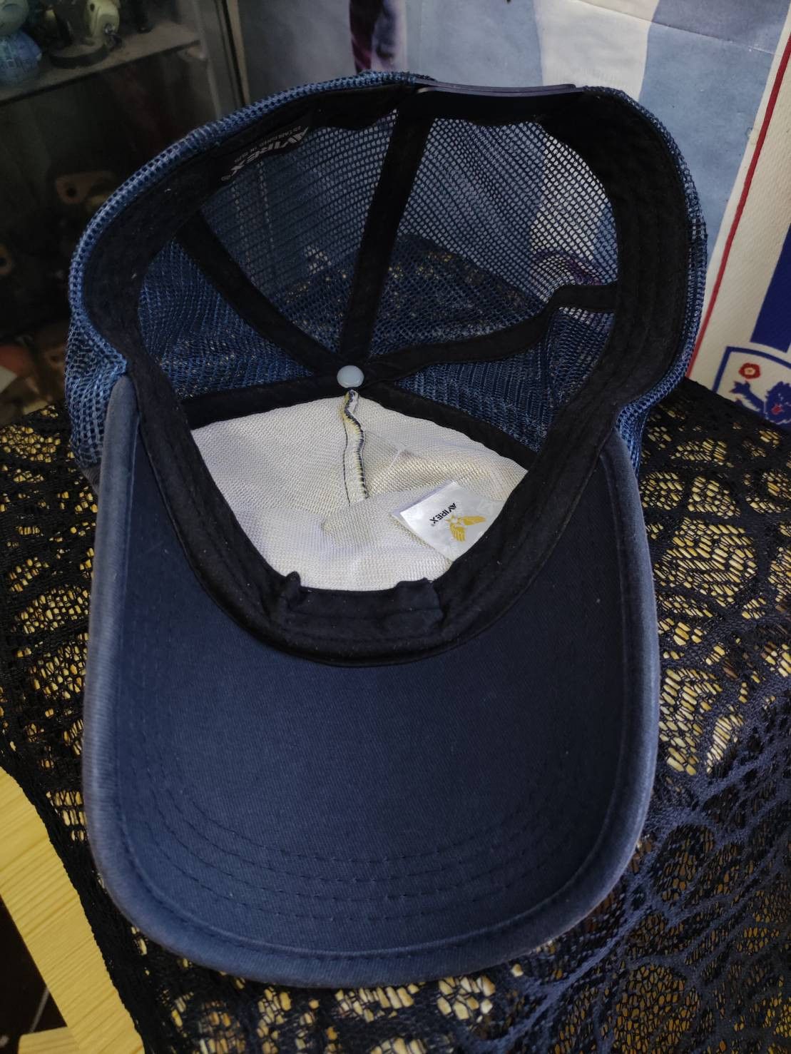 Avirex Vtg 00's Avirex USA Japanese Trucker Snapback Size ONE SIZE - 6 Thumbnail