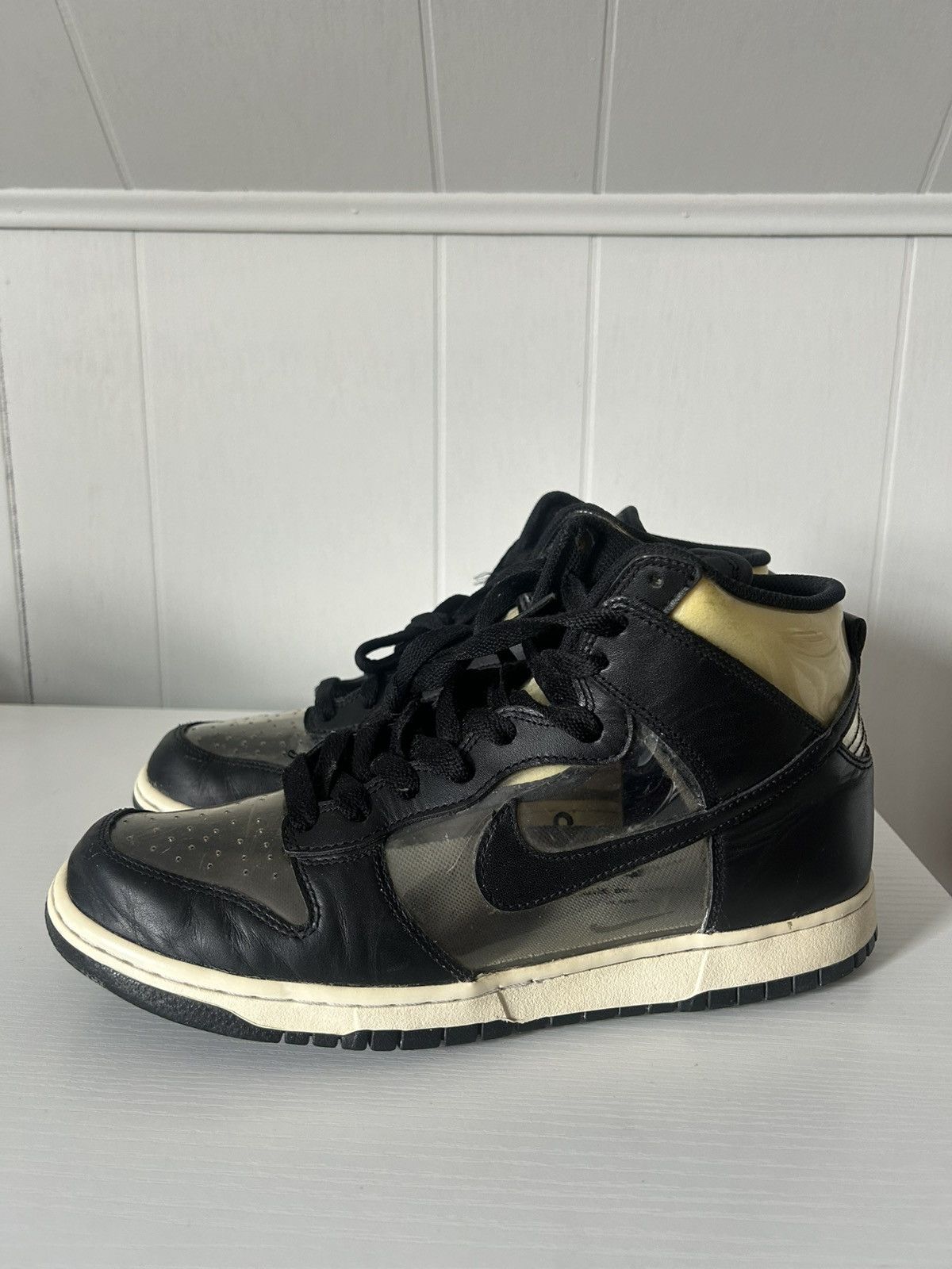 Comme des Garcons × Nike Nike Dunk Hi Retro CDG Clear Size US 10 / EU 43 - 2 Thumbnail